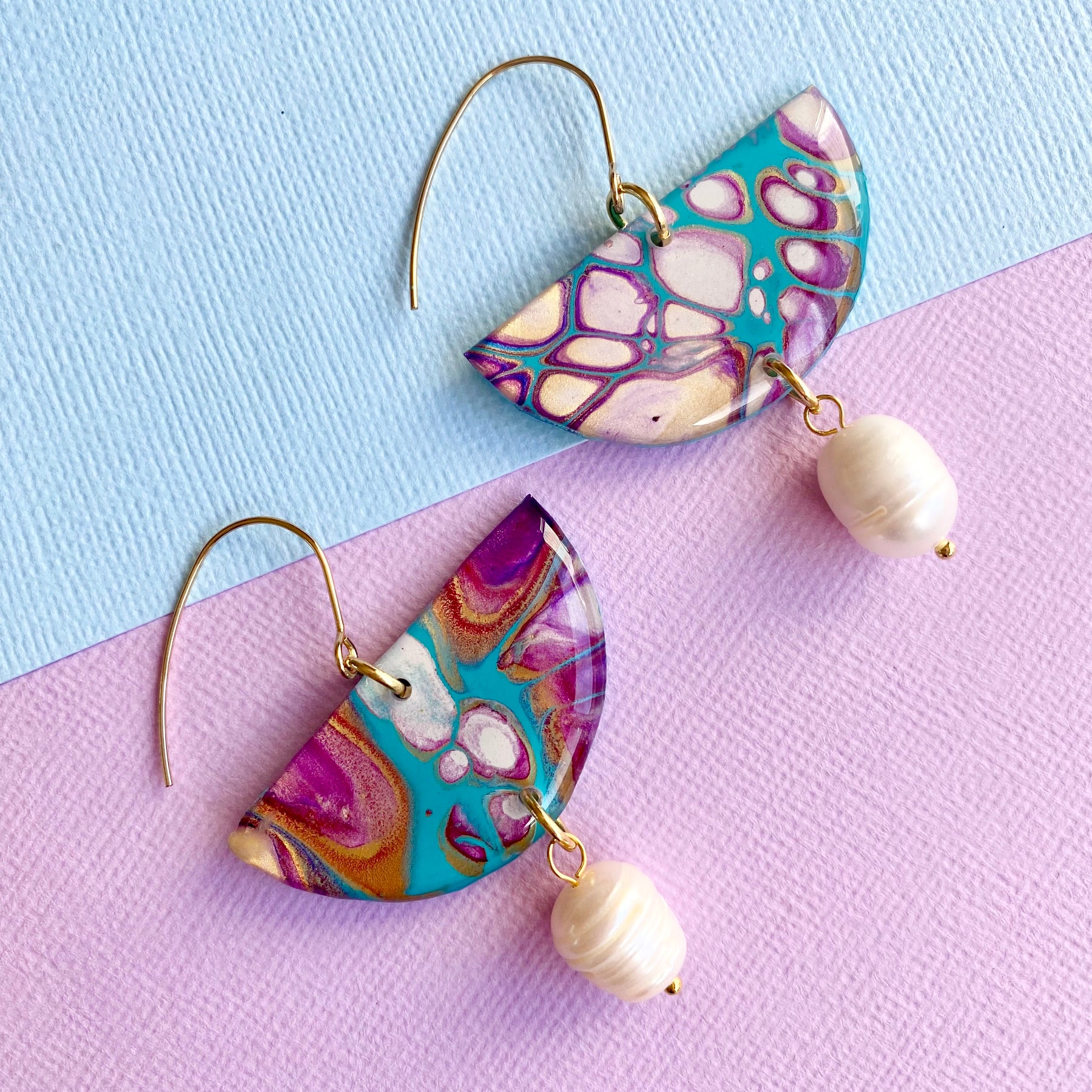 Artisan Unique Colourful Lightweight Earrings