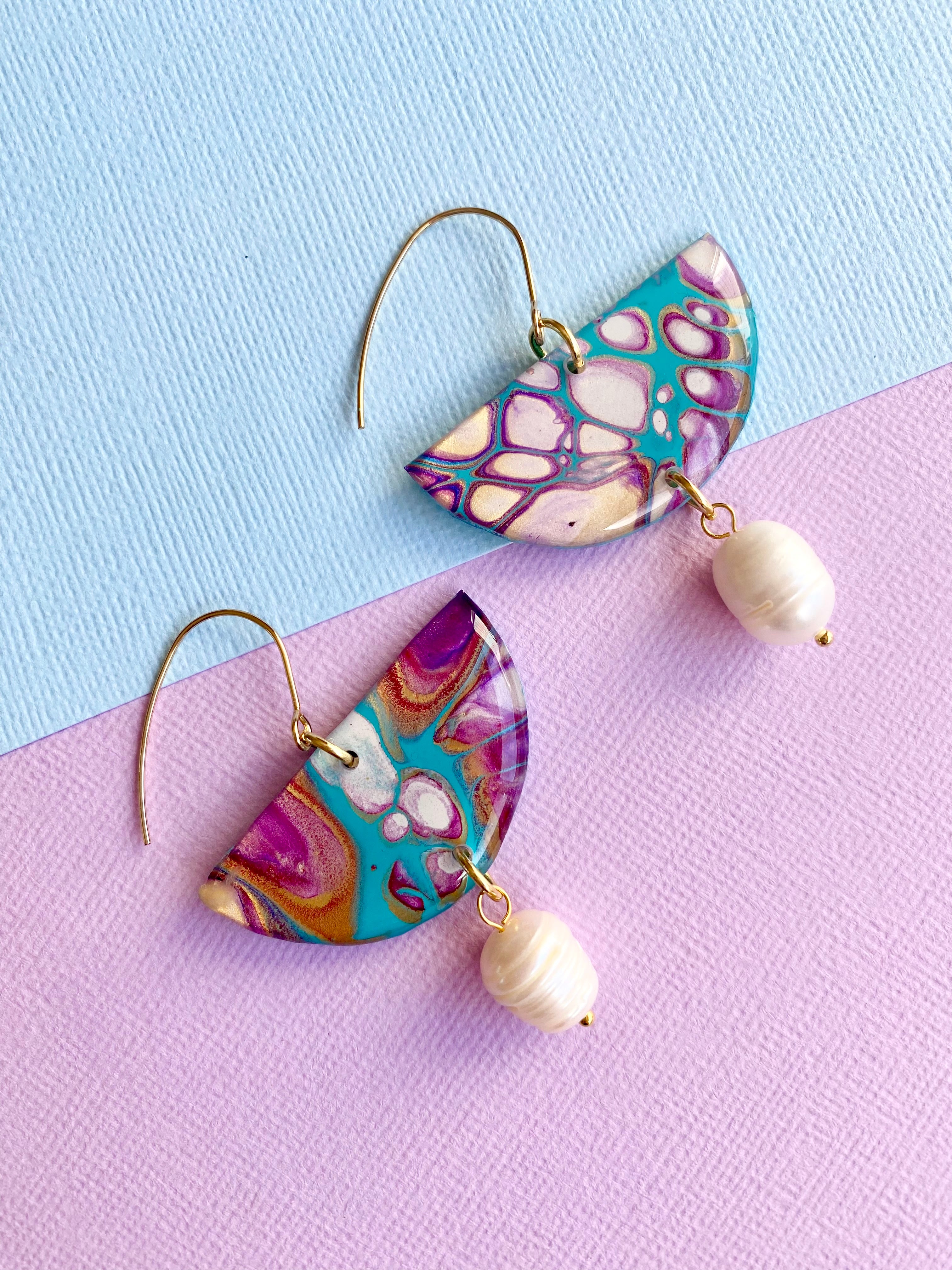 Artisan Unique Colourful Lightweight Earrings