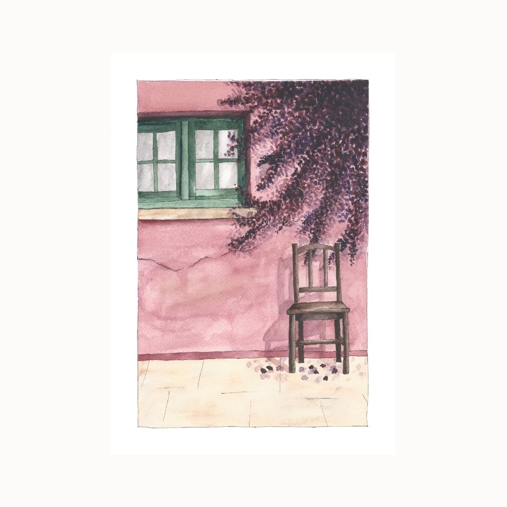 Afternoon Warmth Watercolour Fine Art Print