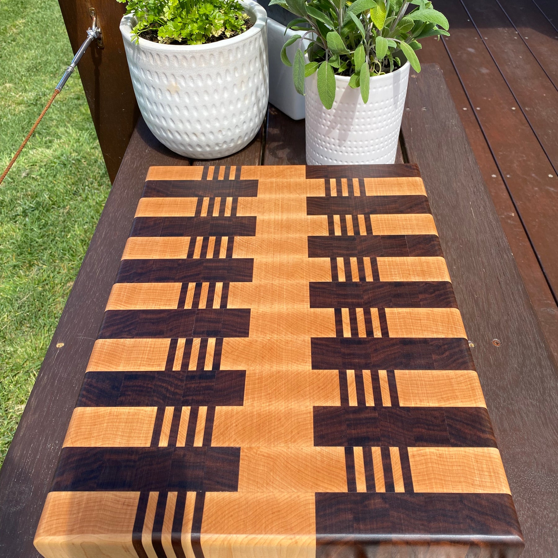 Handmade "Piano Weave" Chopping Board