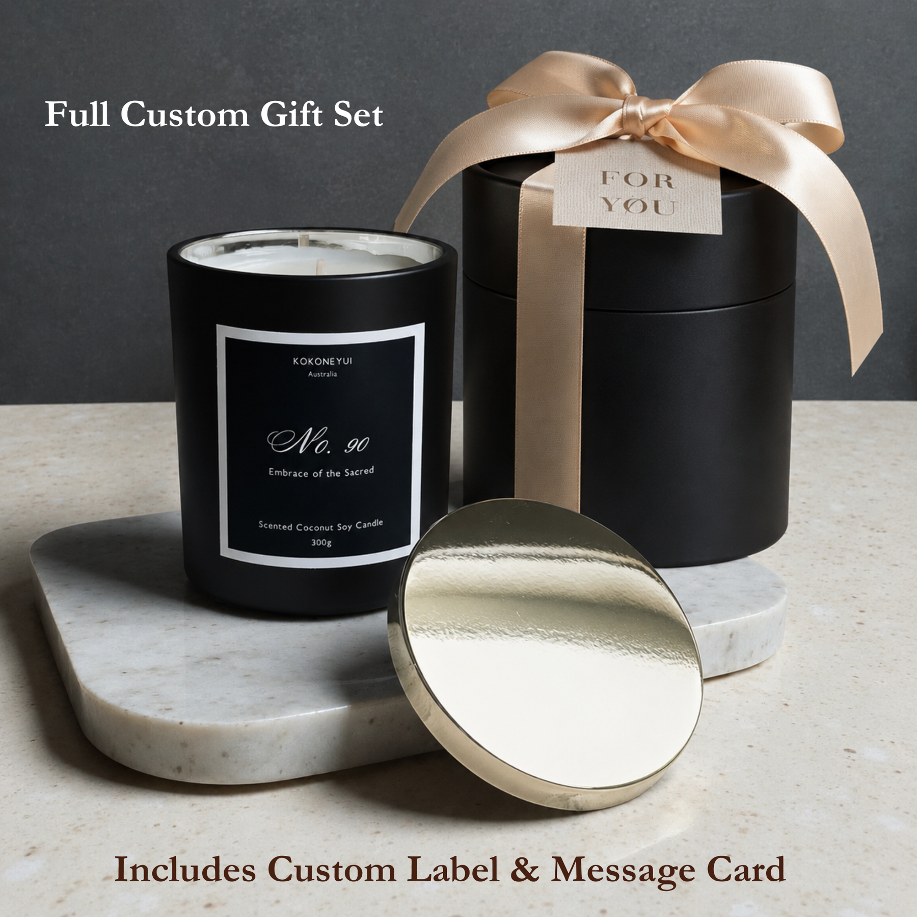 No. 90 — Embrace of the Sacred   Coconut Soy Candle | Sandalwood, Amber & Cedarwood