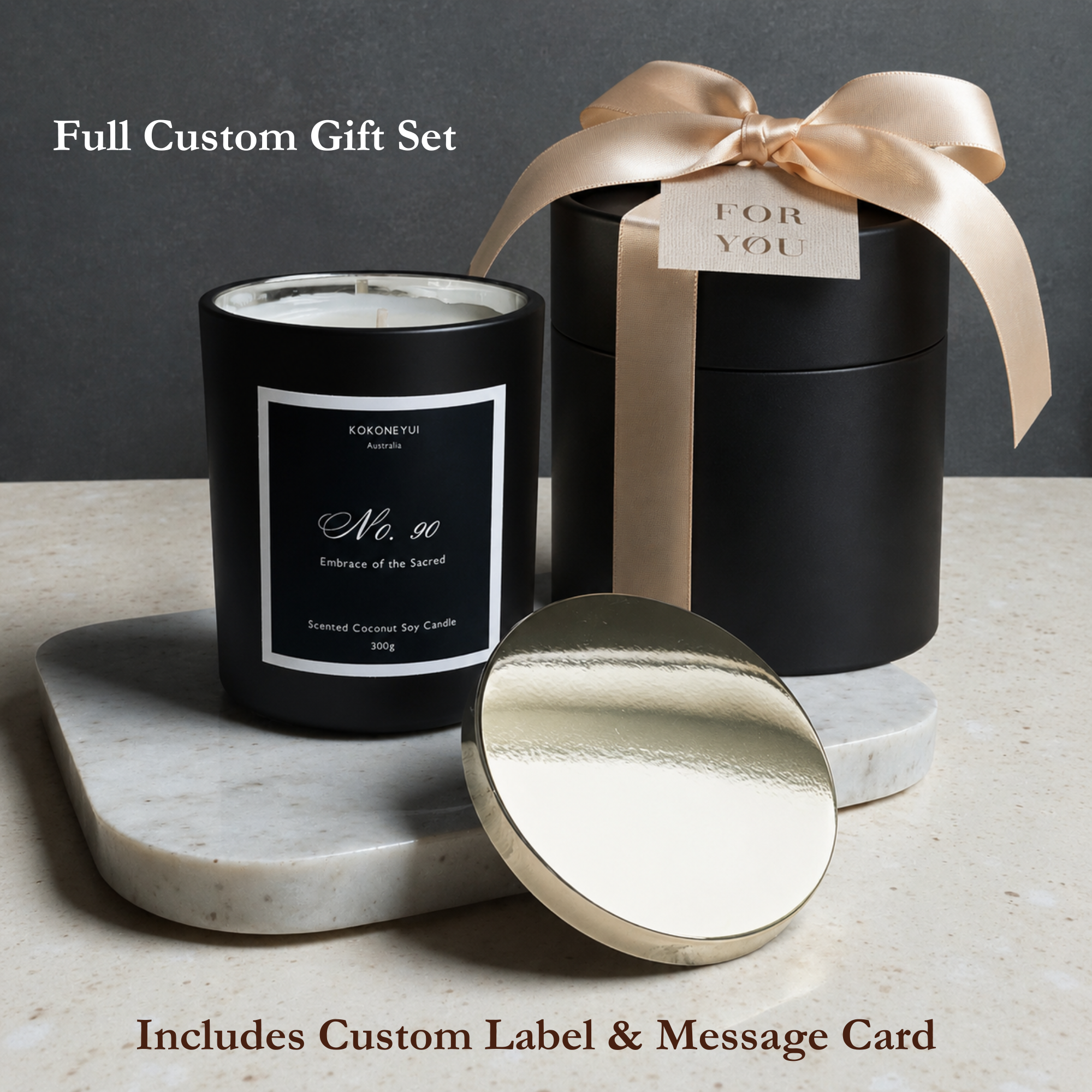 No. 90 — Embrace of the Sacred   Coconut Soy Candle | Sandalwood, Amber & Cedarwood