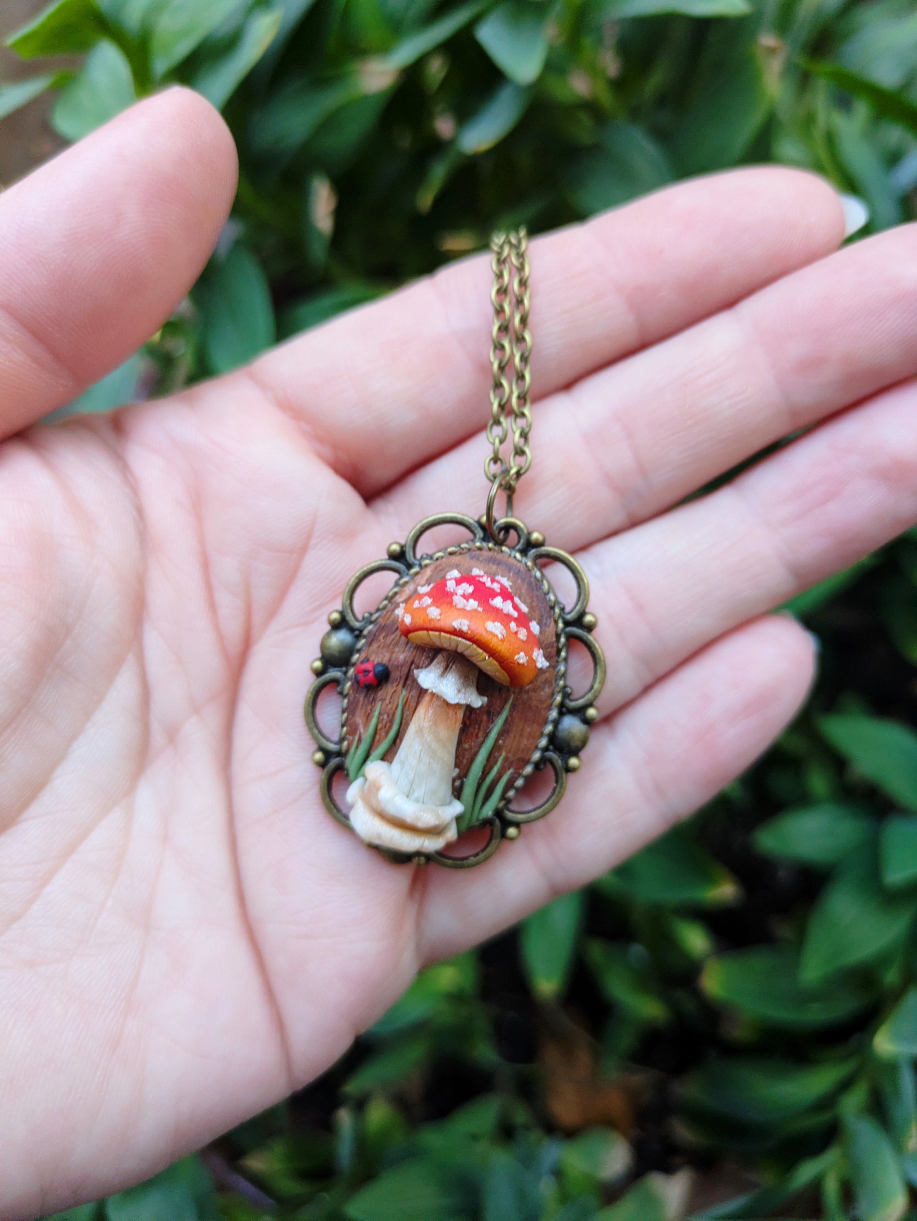 Magical Aminata Mushroom Pendant