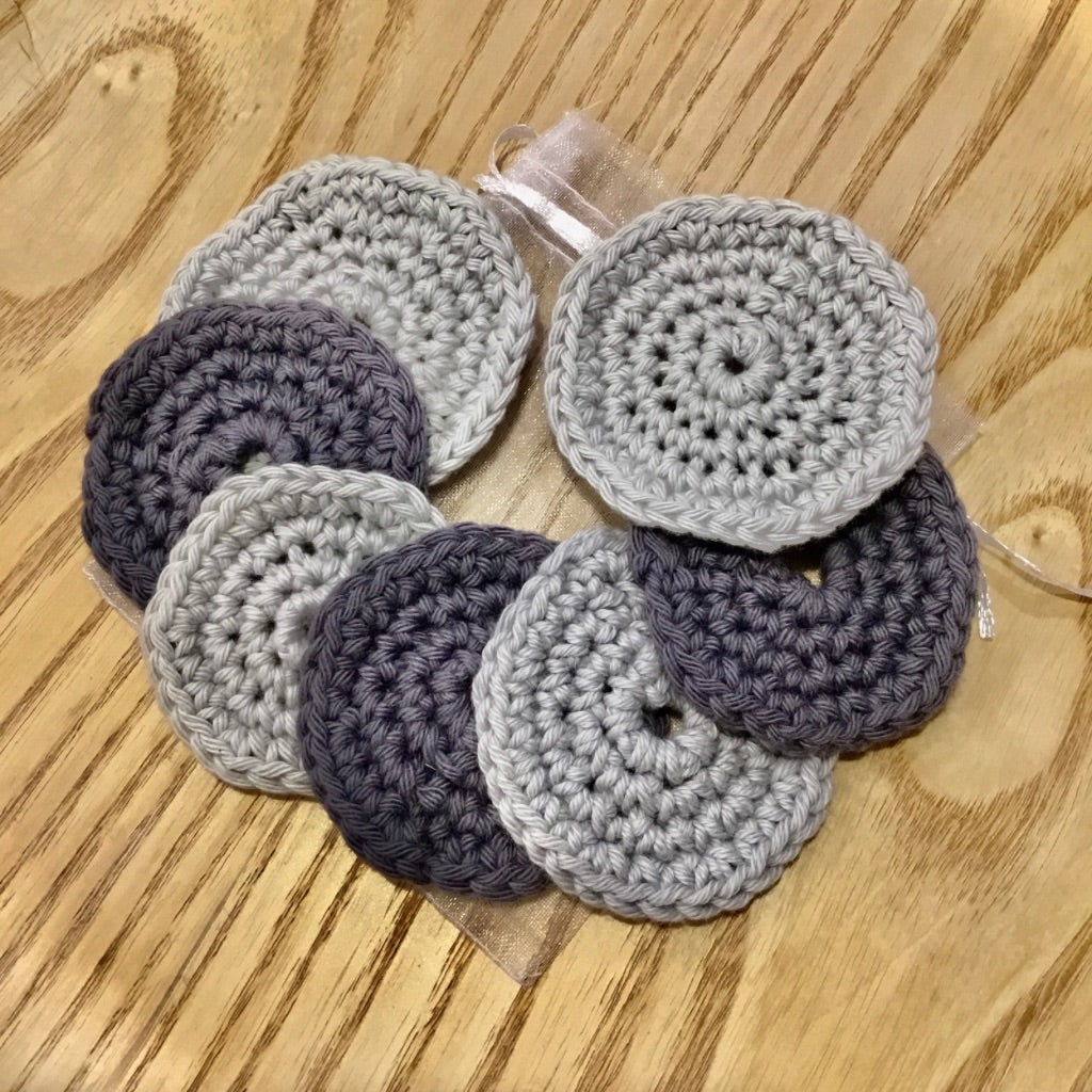 Crocheted Eco-Friendly Bathroom Collection -  Face Wipes (Pack of 7)