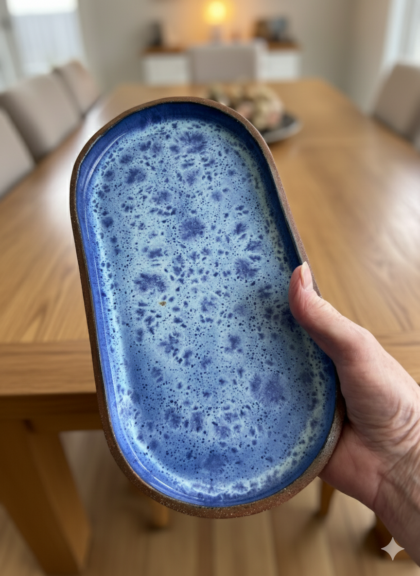 Ceramic Handcrafted Serving Plate