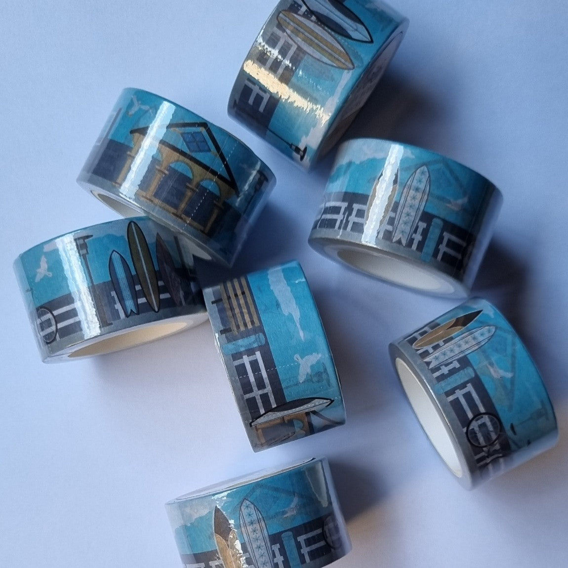 Nobbys Beach Newcastle Coast Foreshore Washi Tape