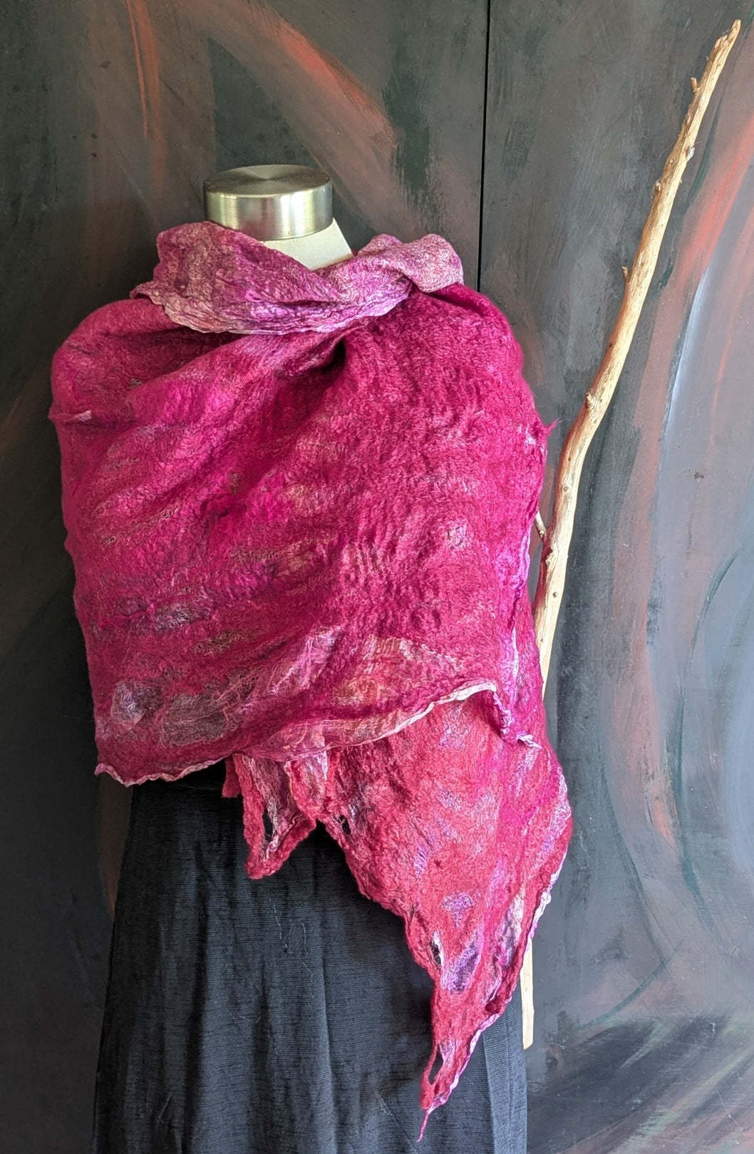 Nuno Felt Shawl-Kiss Me