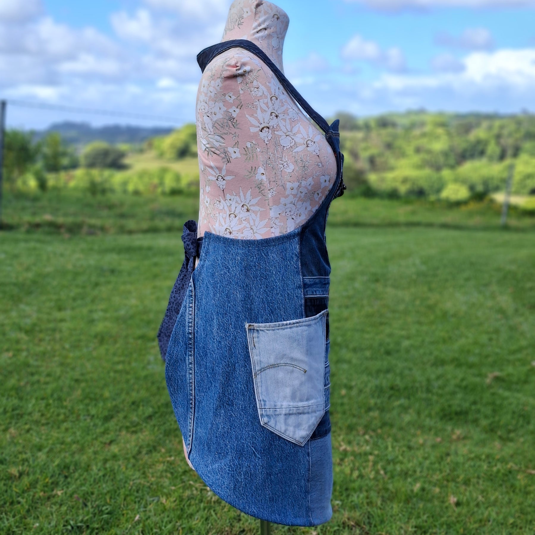 G-Star Artisan Upcycled Jeans Apron - Hair Stylist, Gardener, Potter, Chef or Artist