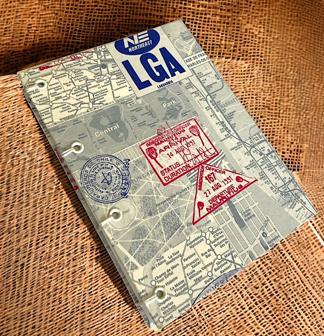 Lay Flat Travel Pocket Journal, Easy Carry Blank Book