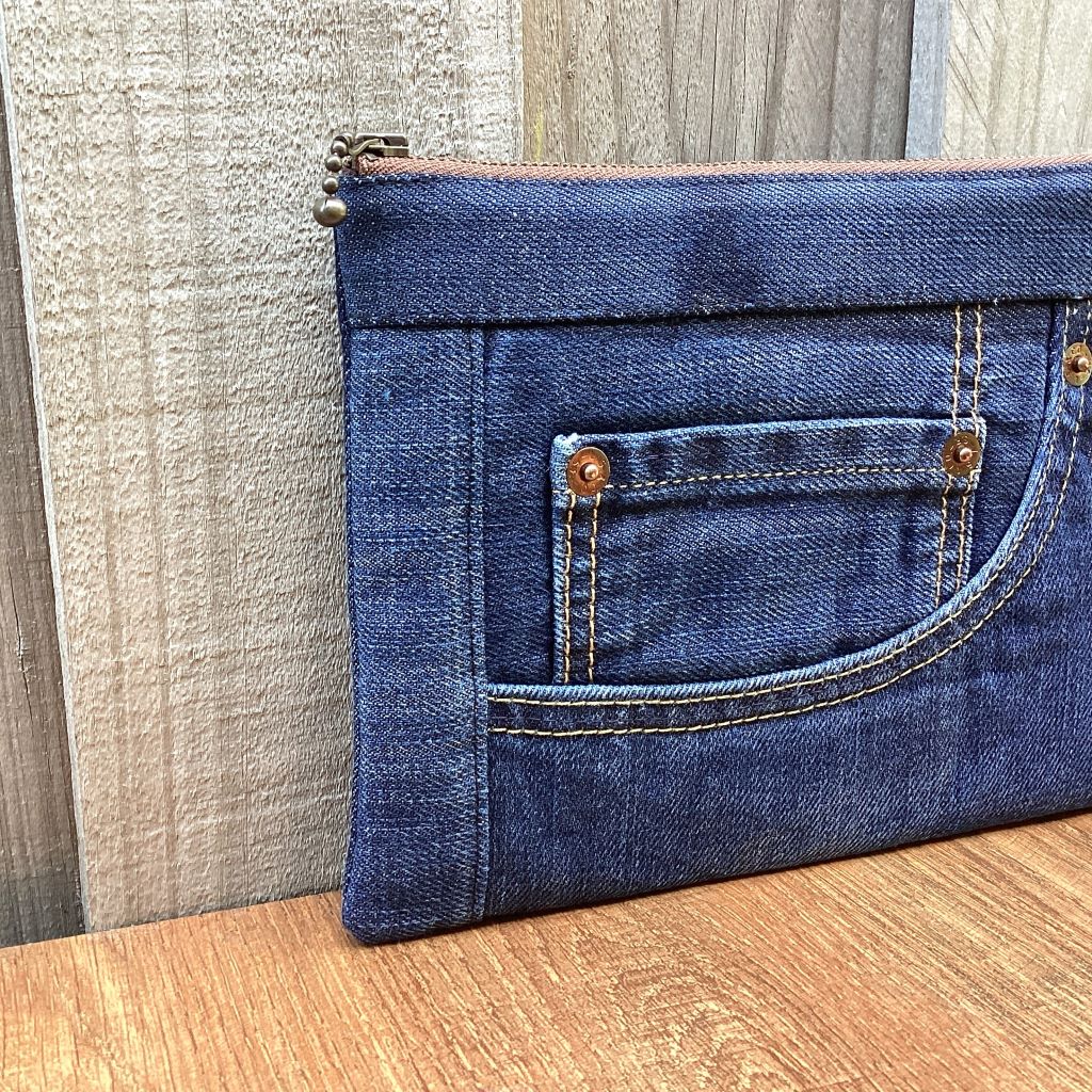 Upcycled Denim Purse – Levi’s Jeans Pocket