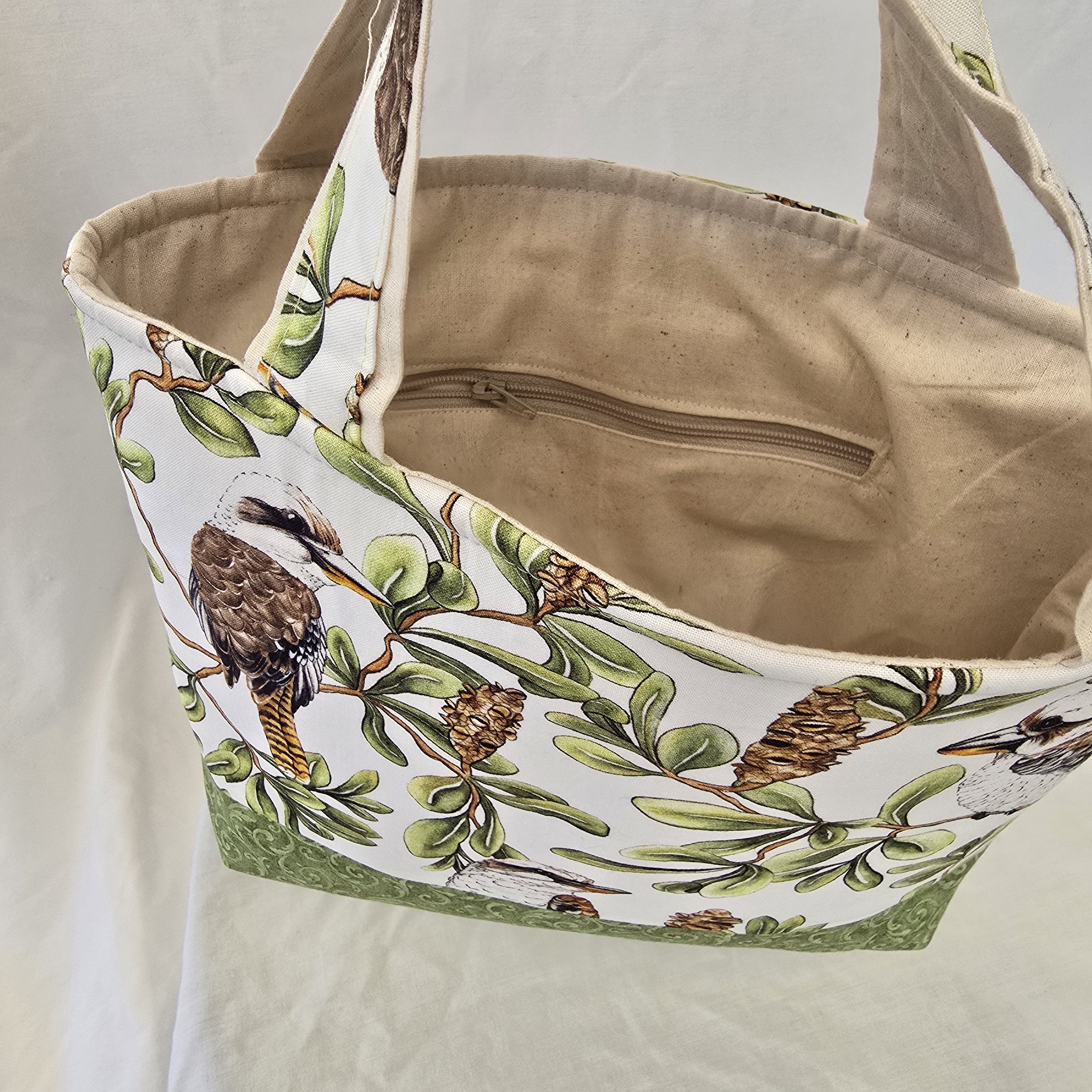 Handmade | Classic Handbag | Kookaburra | Australian Wildlife Collection