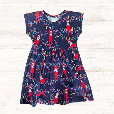 Kids Christmas Elf Dress - Sizes 1 and 3 - Ready to Ship!