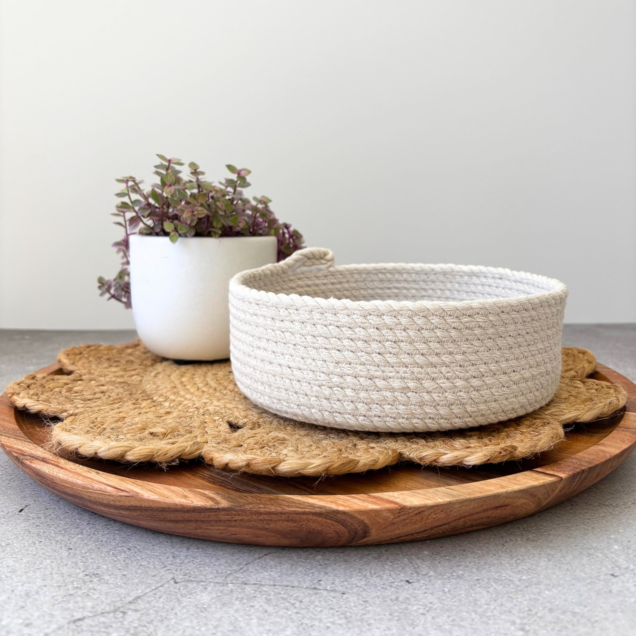 Cotton Rope Basket - Medium