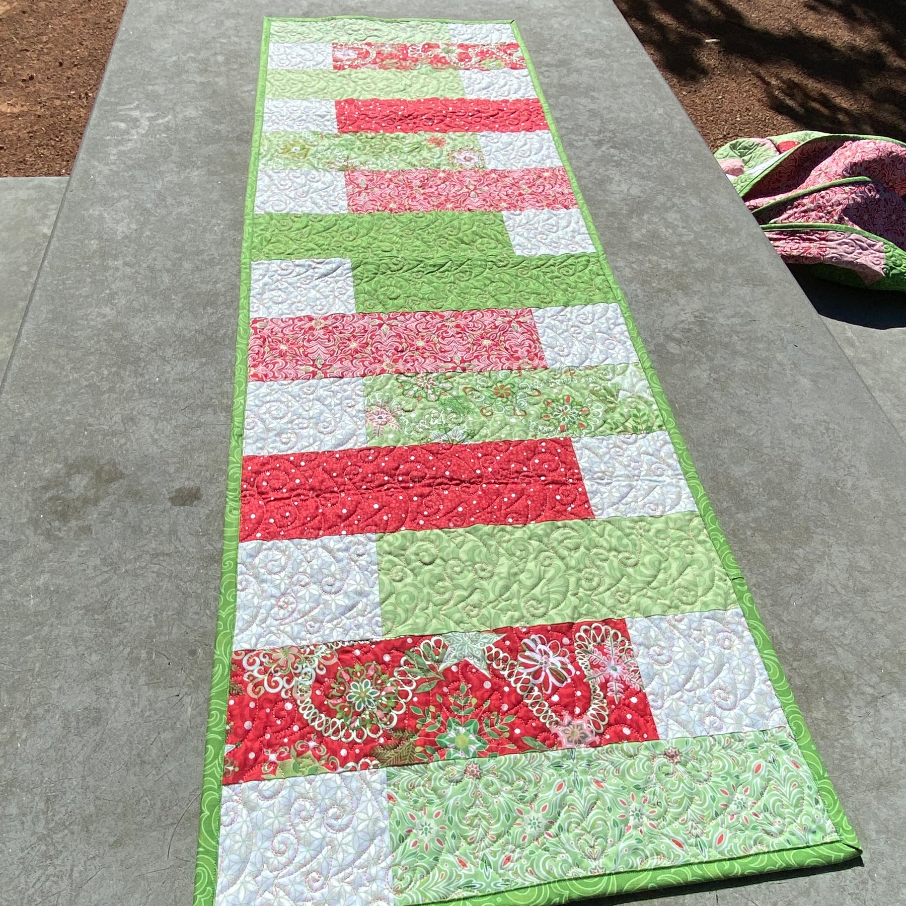 Quilted Christmas Table Runners
