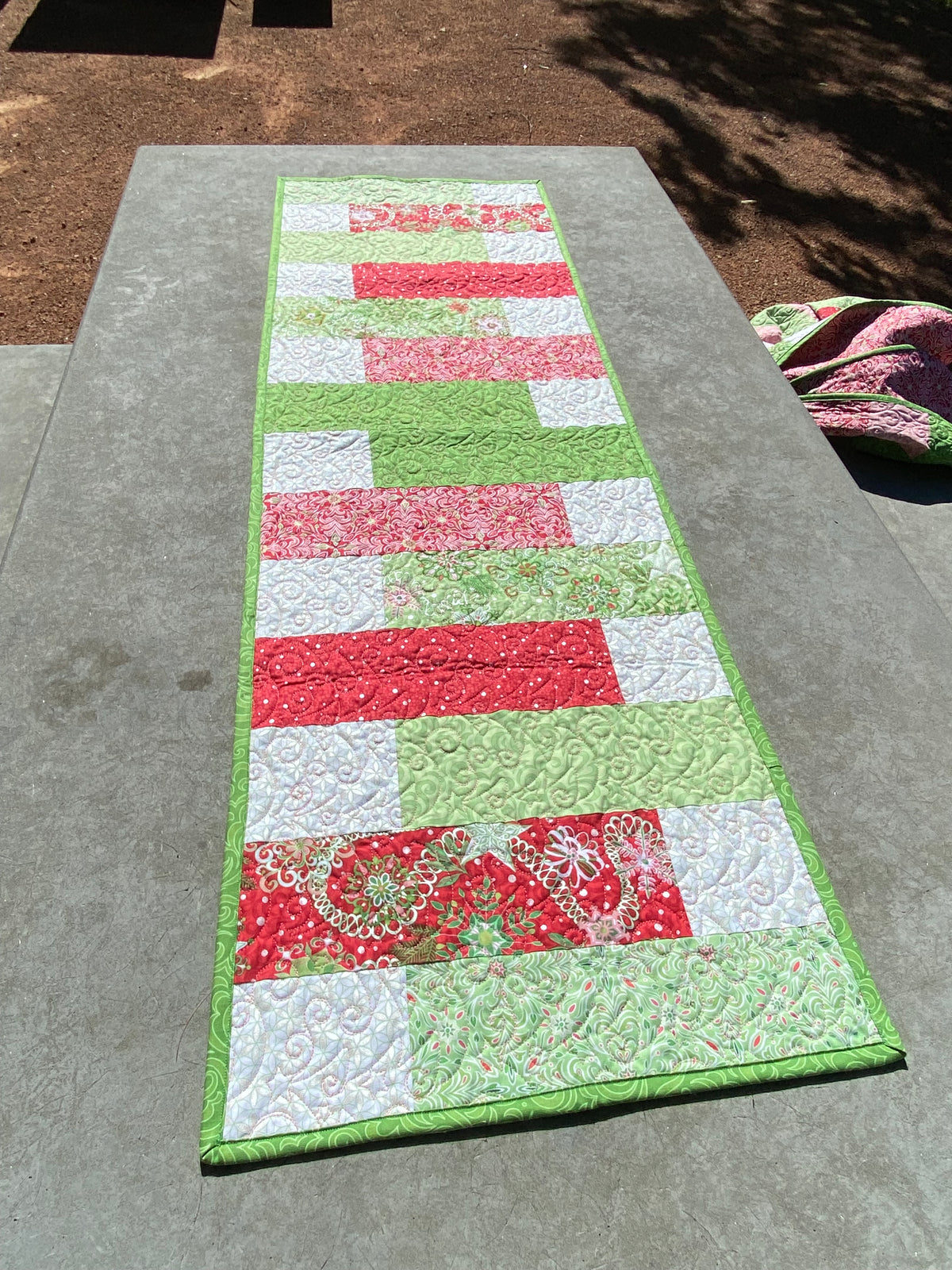 Quilted Christmas Table Runners