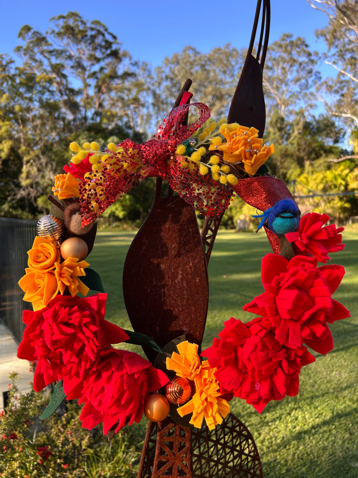 Aussie Wildflower Christmas Wreath