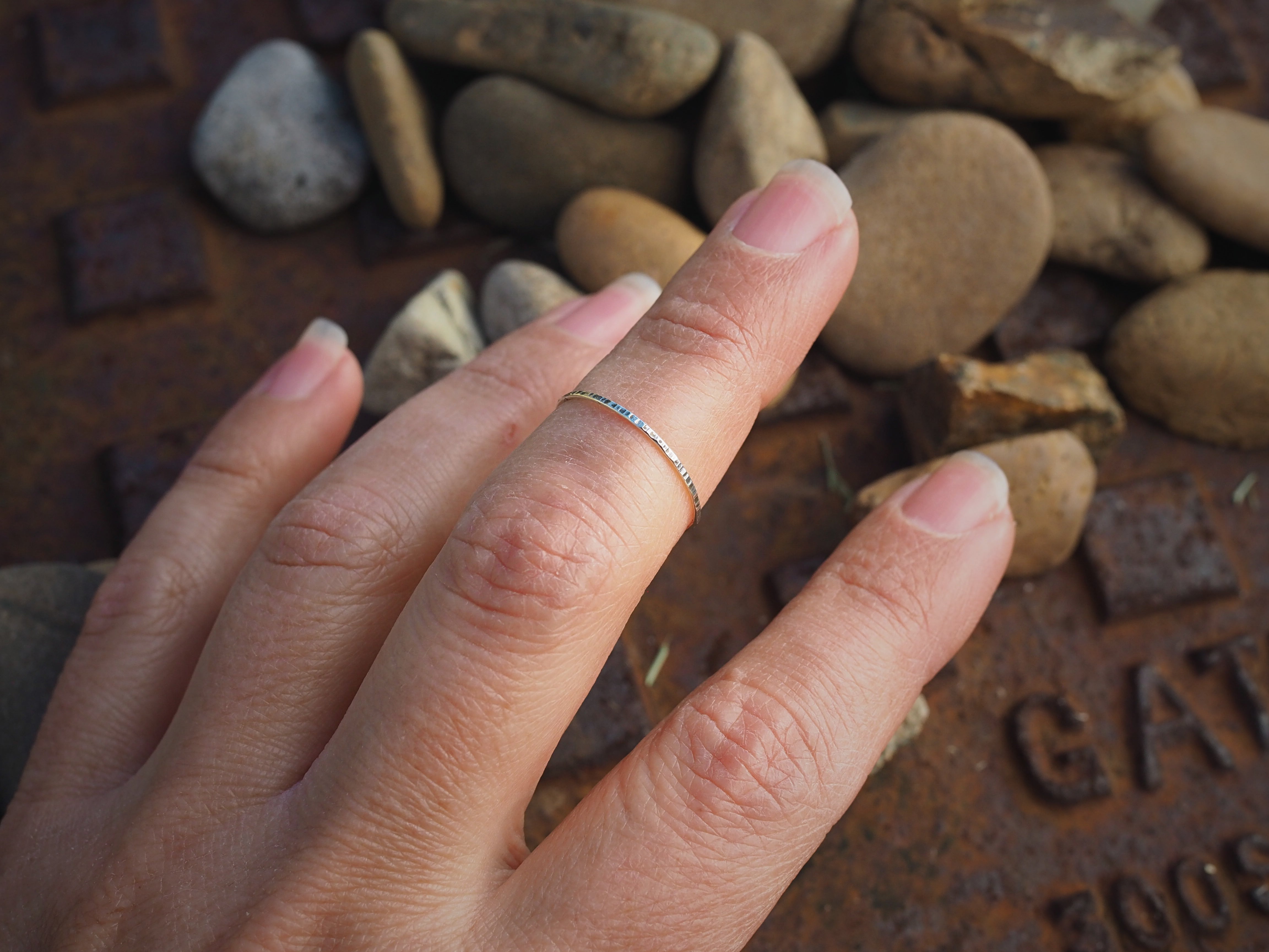 Sterling Silver Skinny Stacker Ring