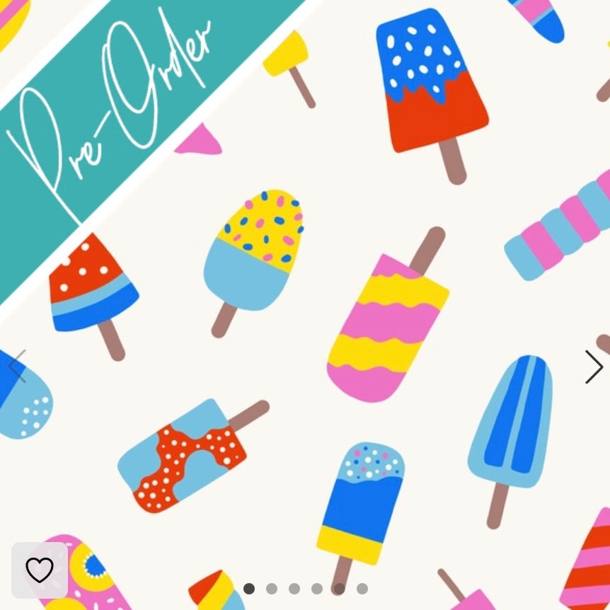 PRE-ORDER Water-resistant wet bags - Summer Popsicles (Ester Muxune)