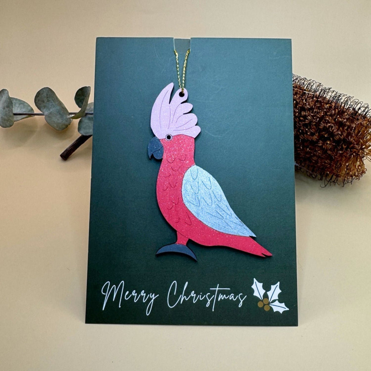 Galah Hand Painted Australiana Christmas Decoration