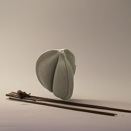 Seed Pod Ceramic Incense Holder