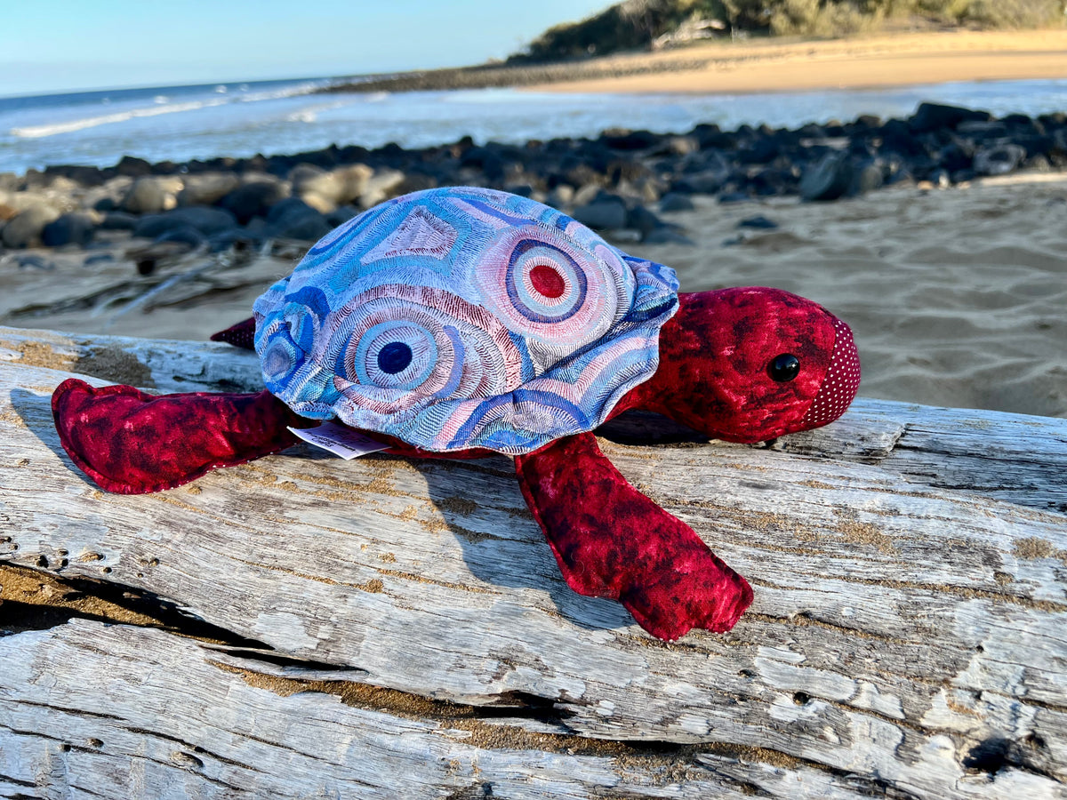 Handmade Fabric Turtle