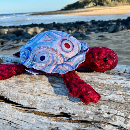 Handmade Fabric Turtle