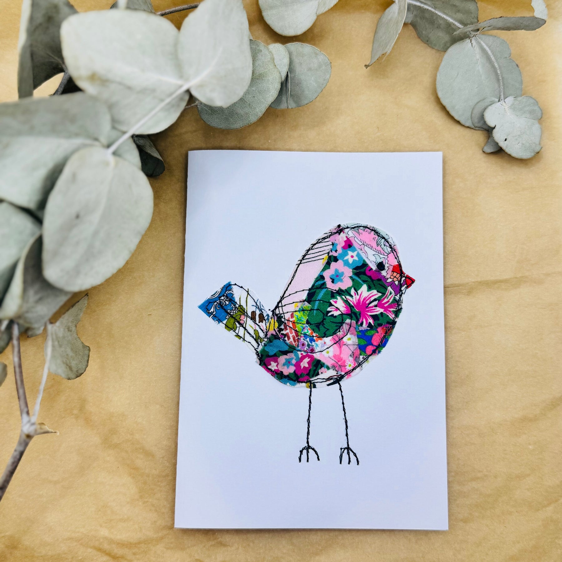 Upcycled handmade animal cards