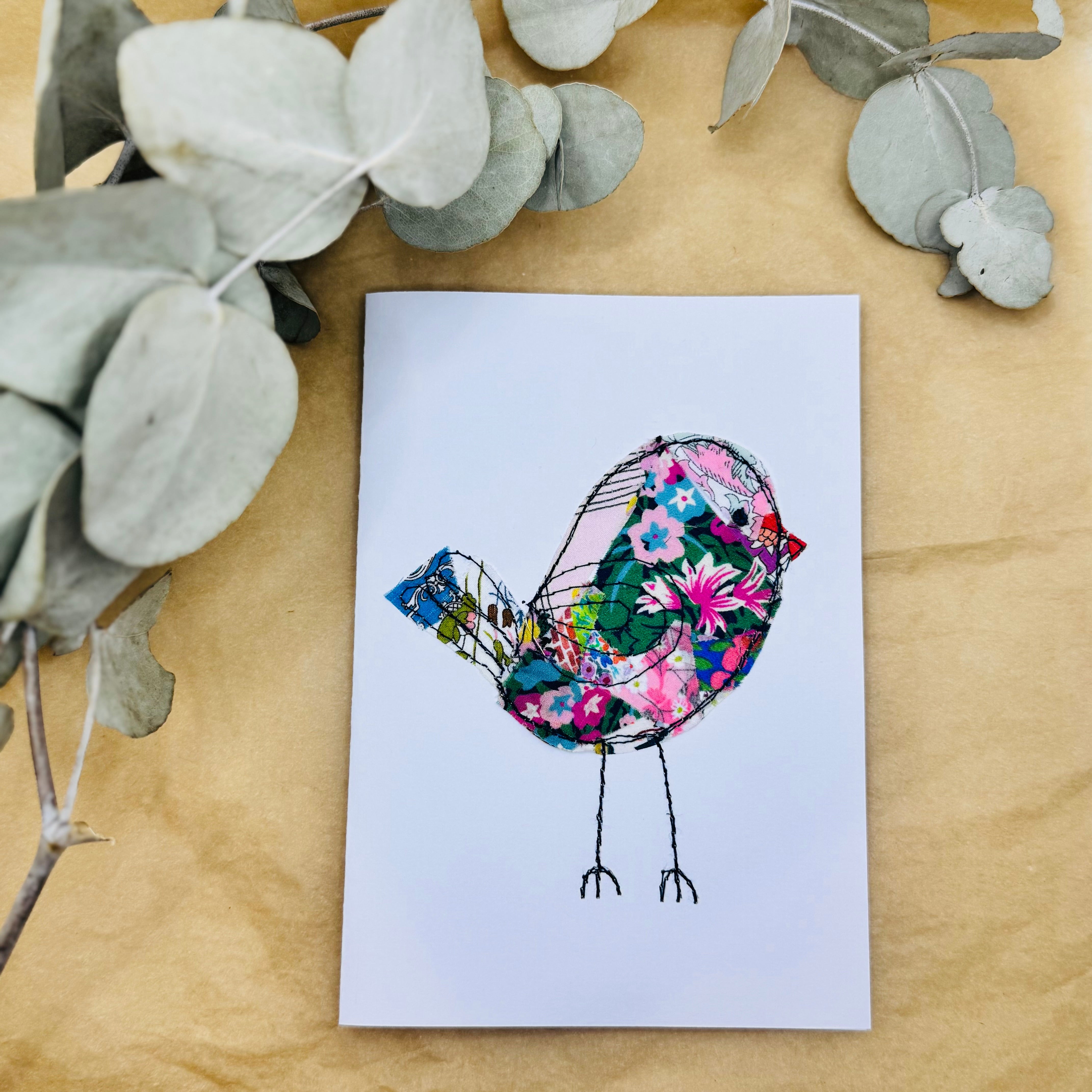 Upcycled handmade animal cards