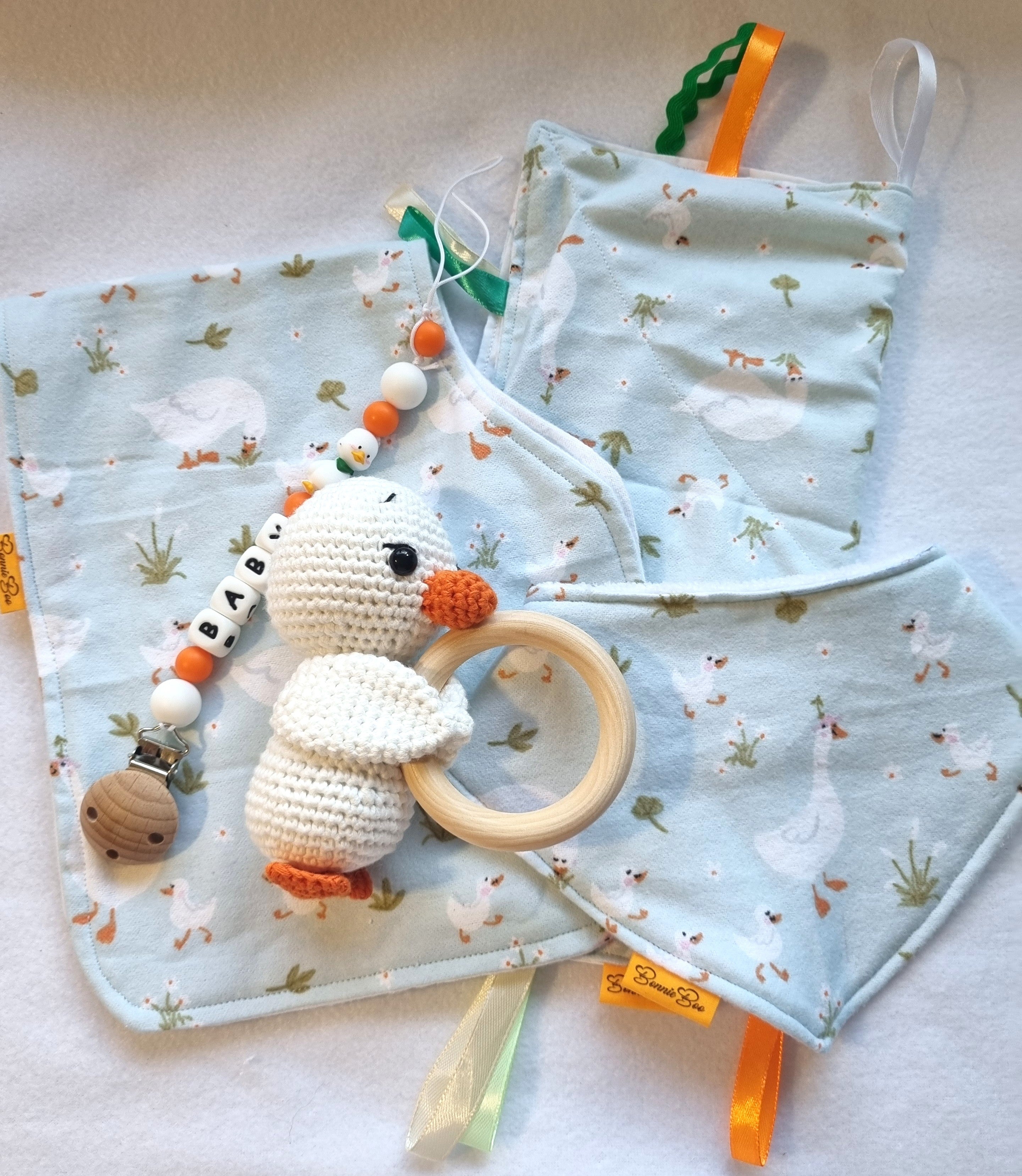 Baby Shower Gift Set, Silly Goose Themed, 5 pce set - E013