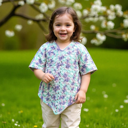 Juliette | Handmade | Crochet Toddler Poncho 1-2 years