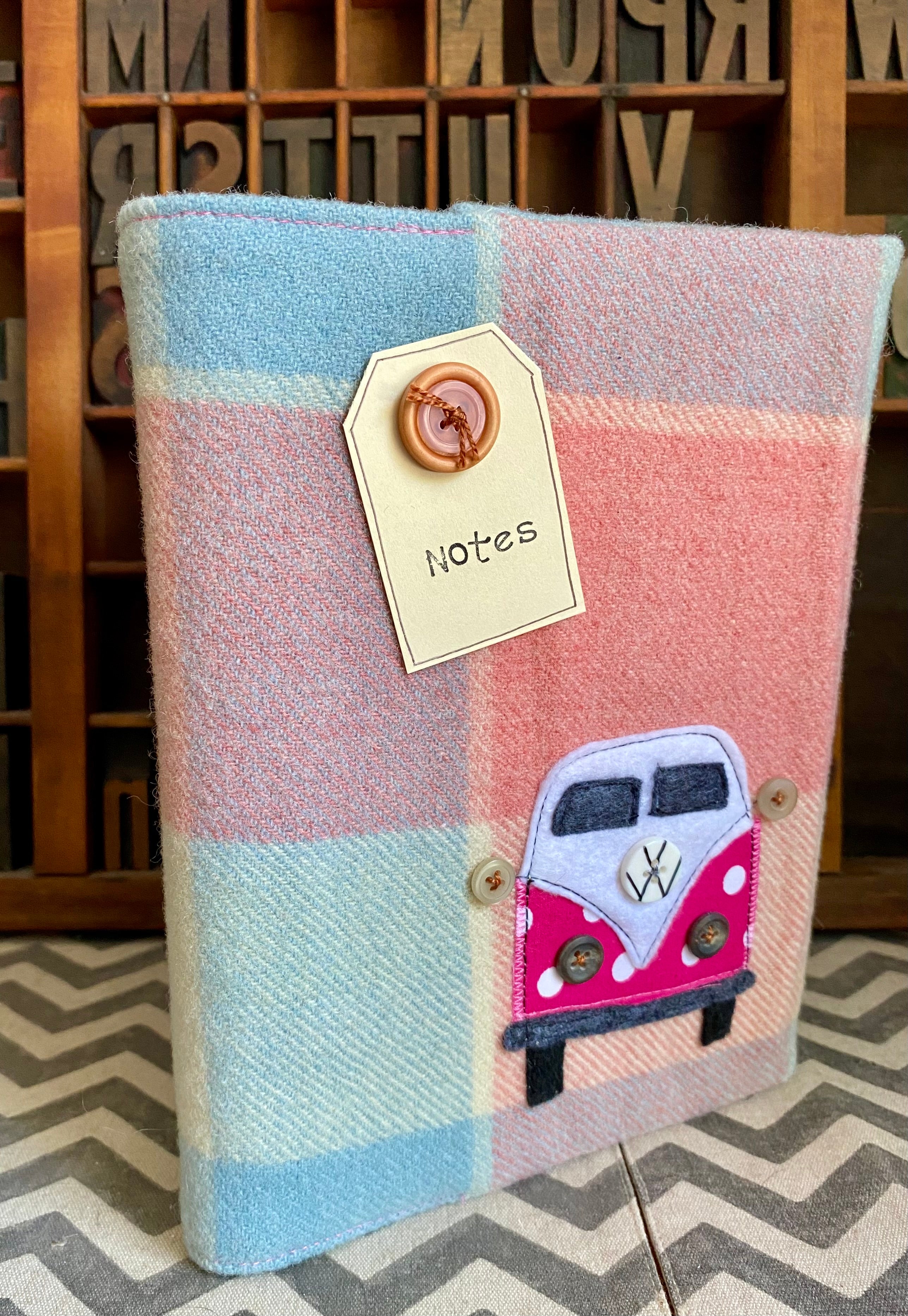 A5 Upcycled Notebook Kombi - Multi