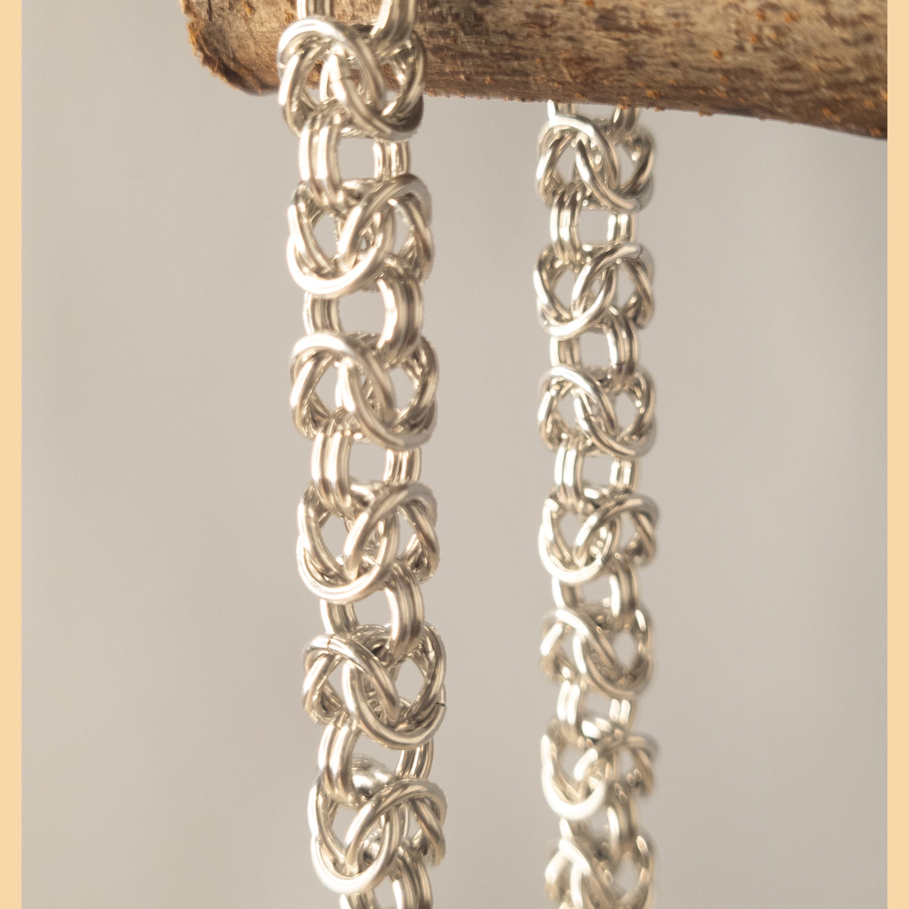 Chainmaille Byzantine Weave Bracelet