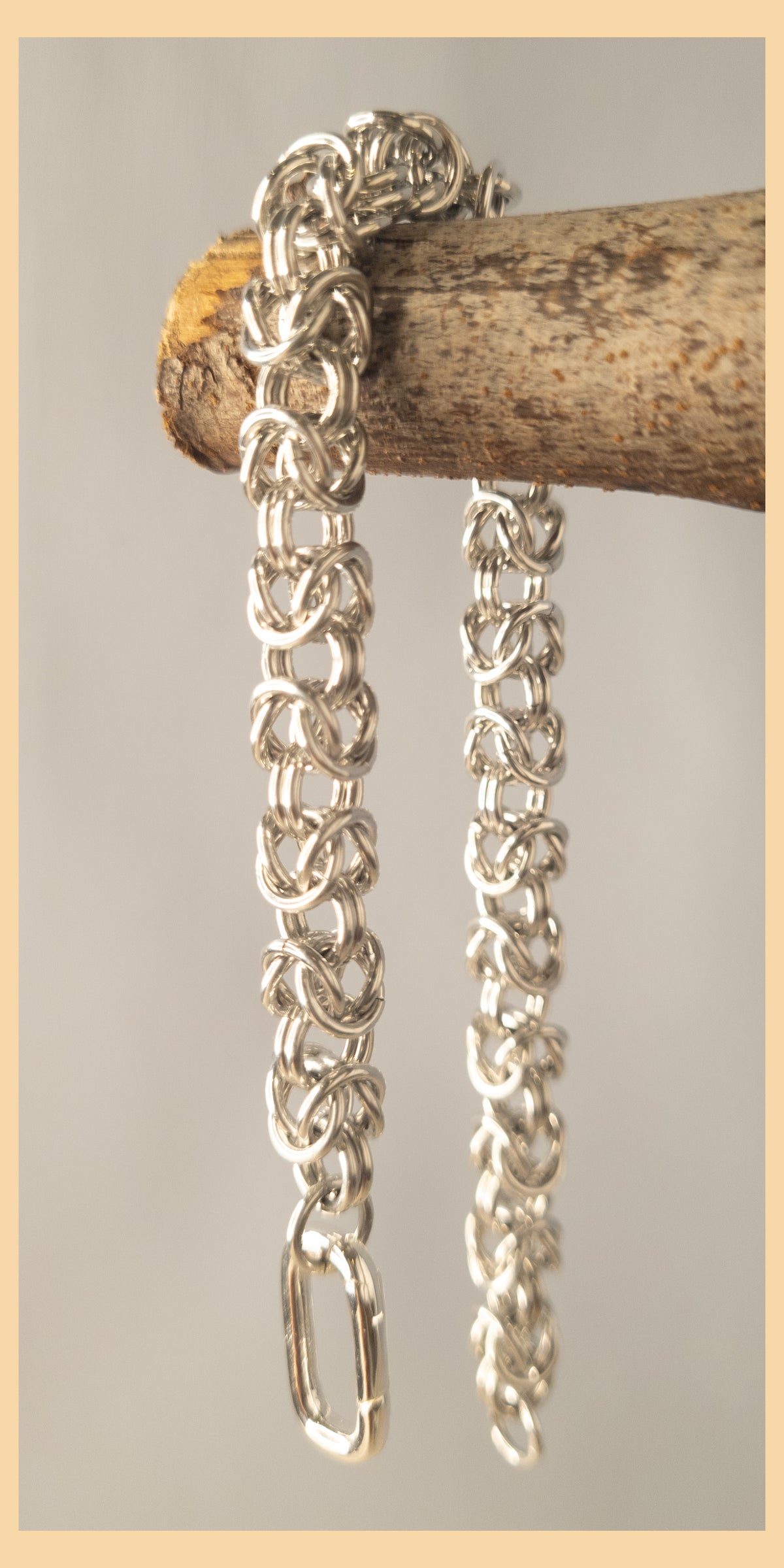 Chainmaille Byzantine Weave Bracelet