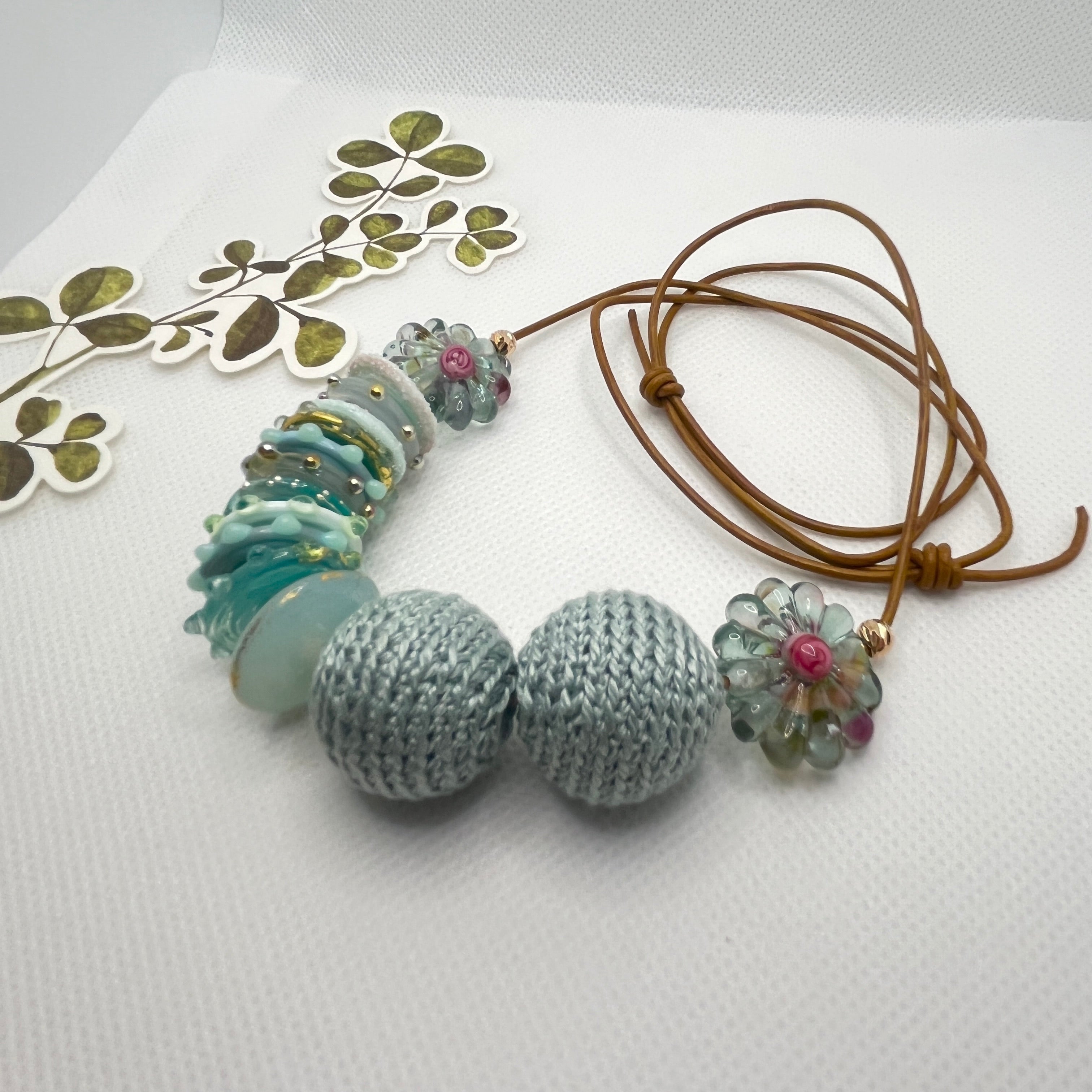 Handmade Adjustable Necklace - Sea Breeze