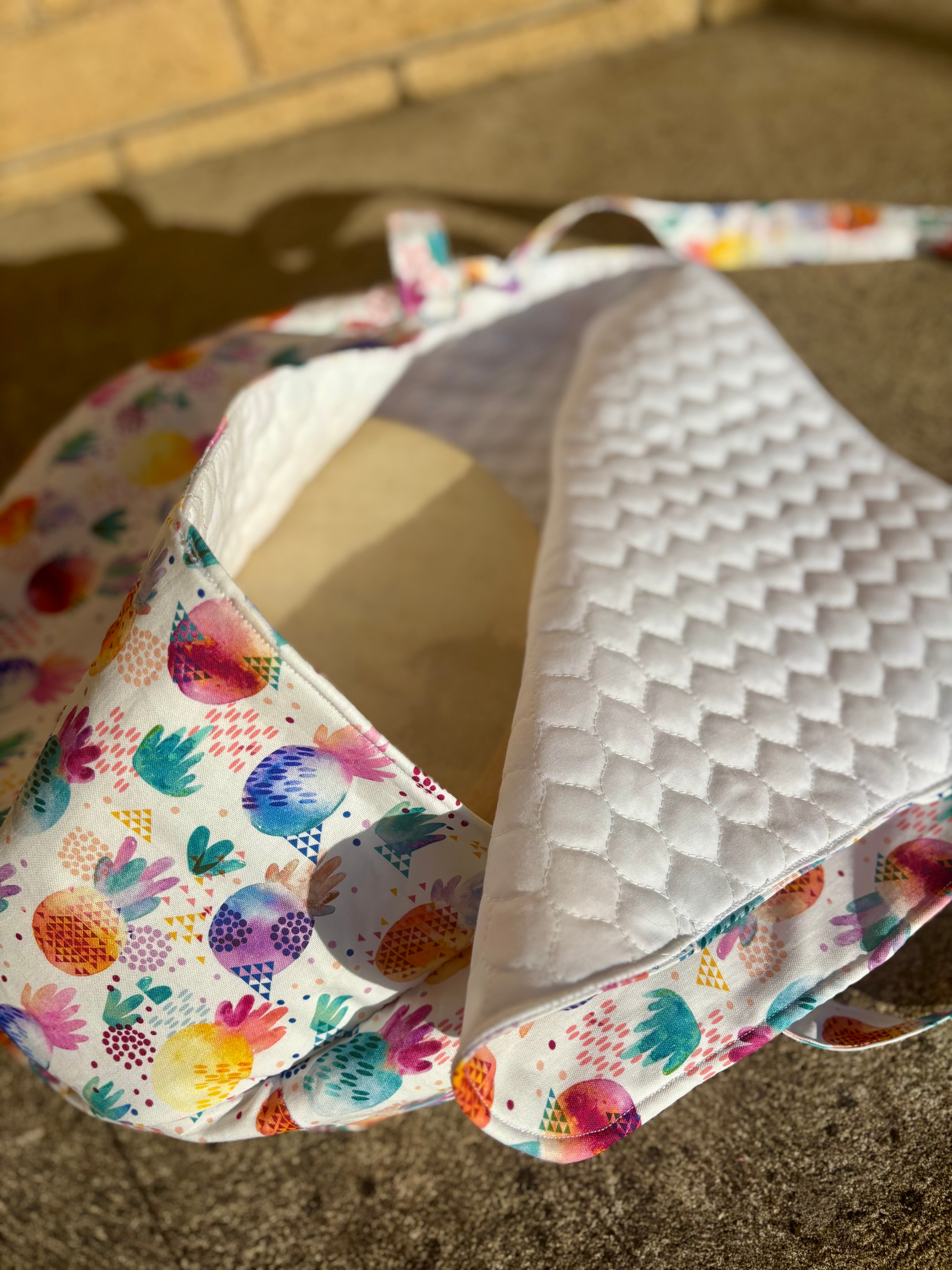 Handmade Drum Bag 14”-16” pineapples