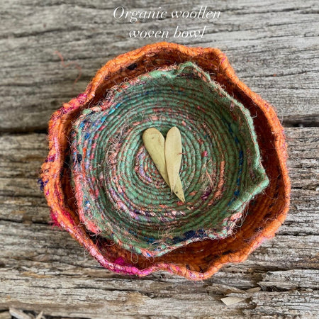 Set of Woven Decorative Bowls