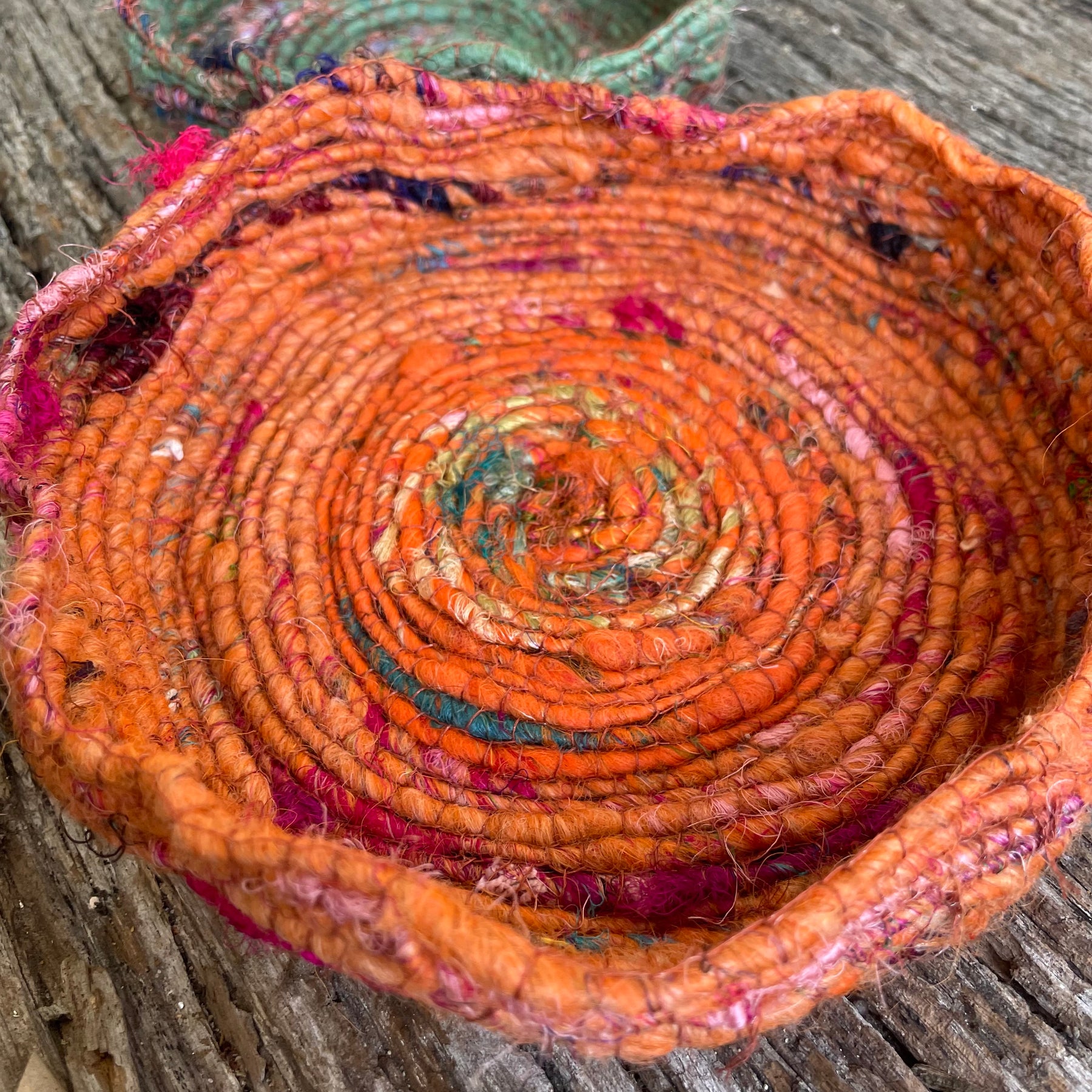 Set of Woven Decorative Bowls