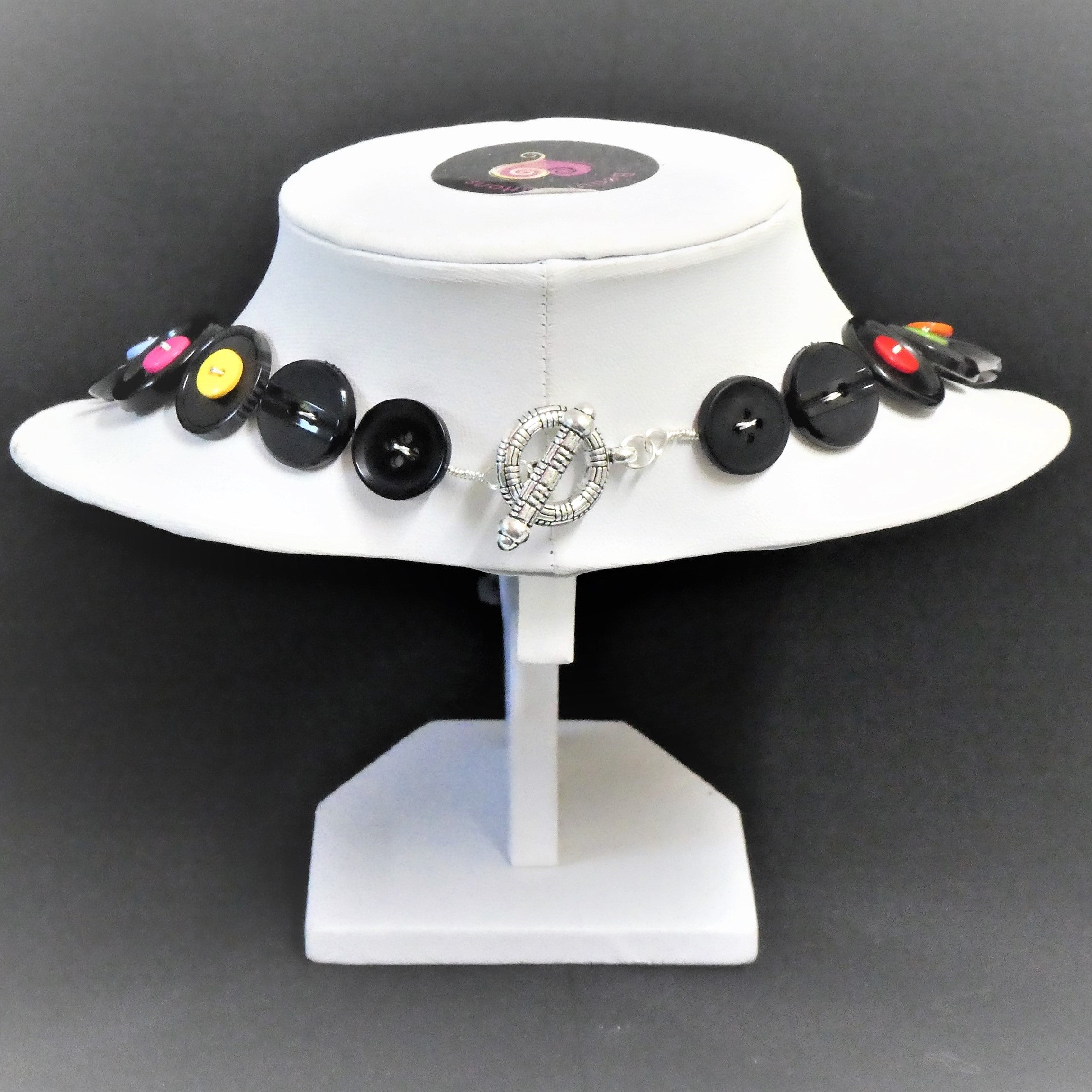 Button necklace, Soccer Fun