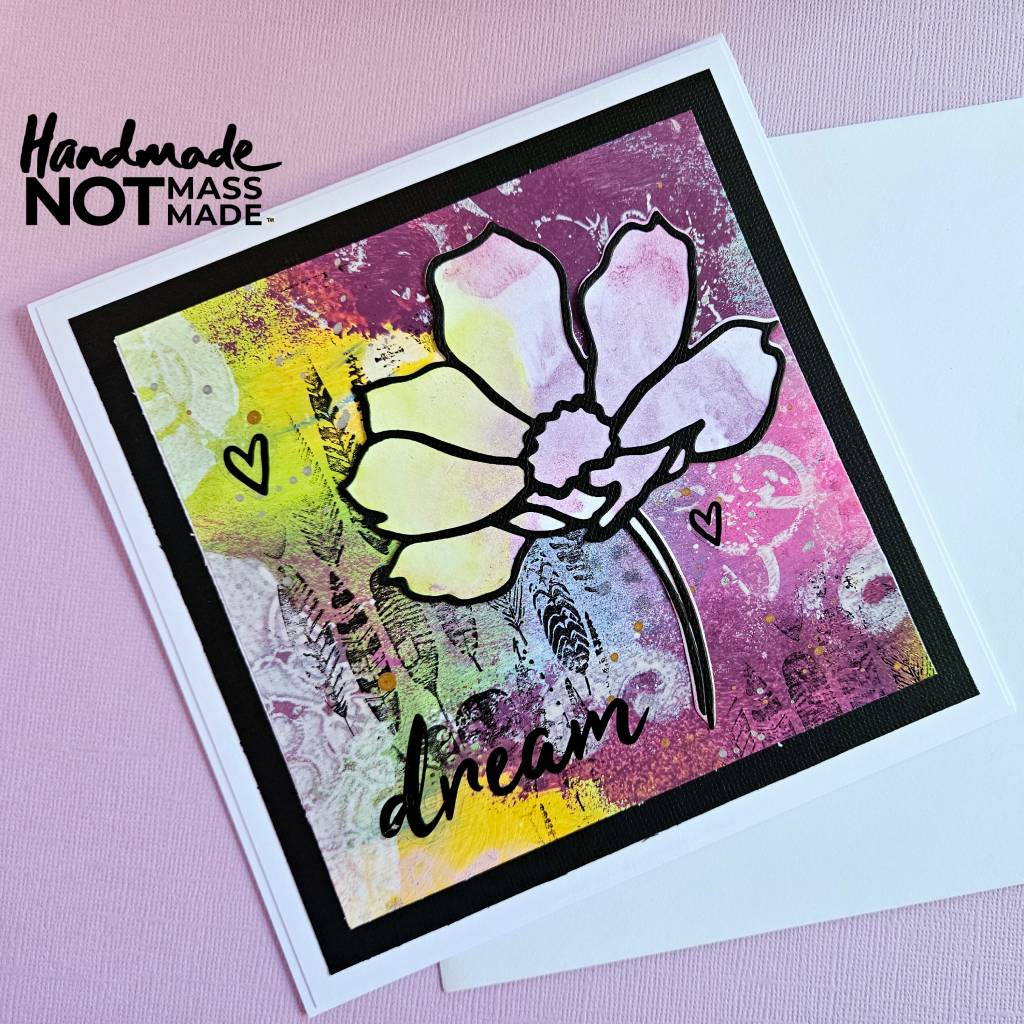 "Dream", inspirational greeting card
