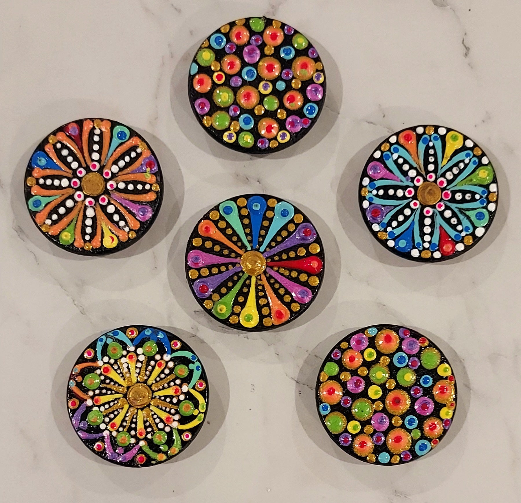 "For The Love of Dots" Fridge Magnets