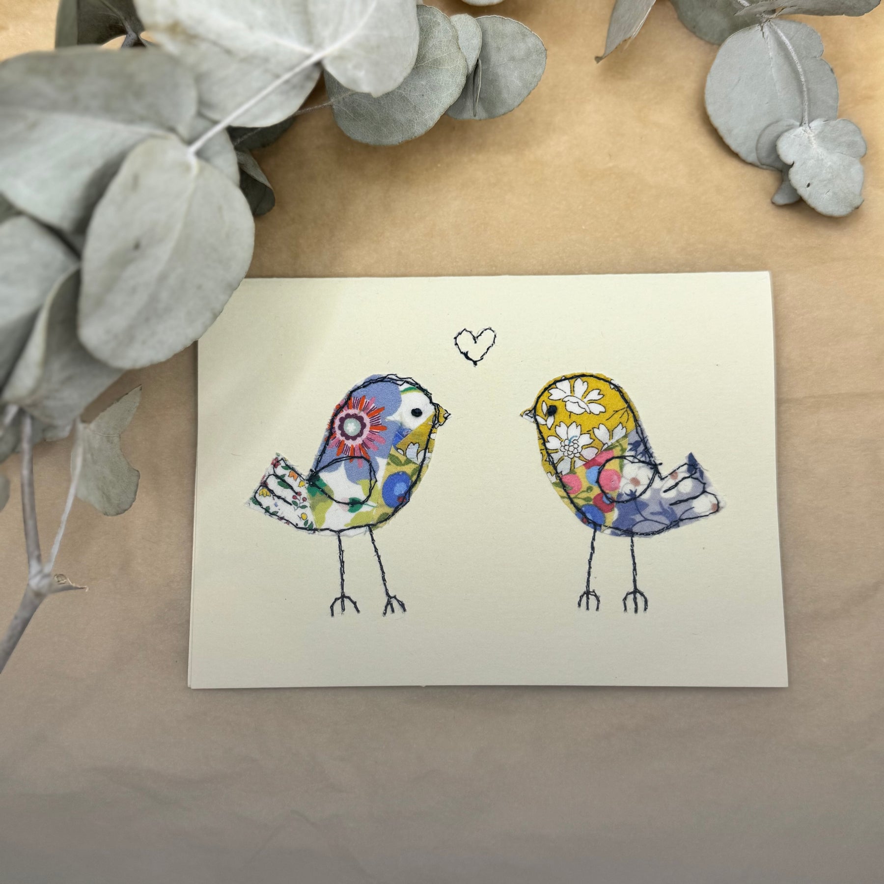 Upcycled handmade animal cards