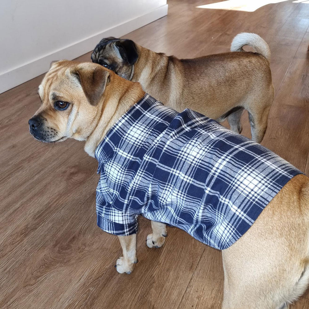 Dog Shirt Coat Jacket up to 20kg Flannelette, Hawaiian
