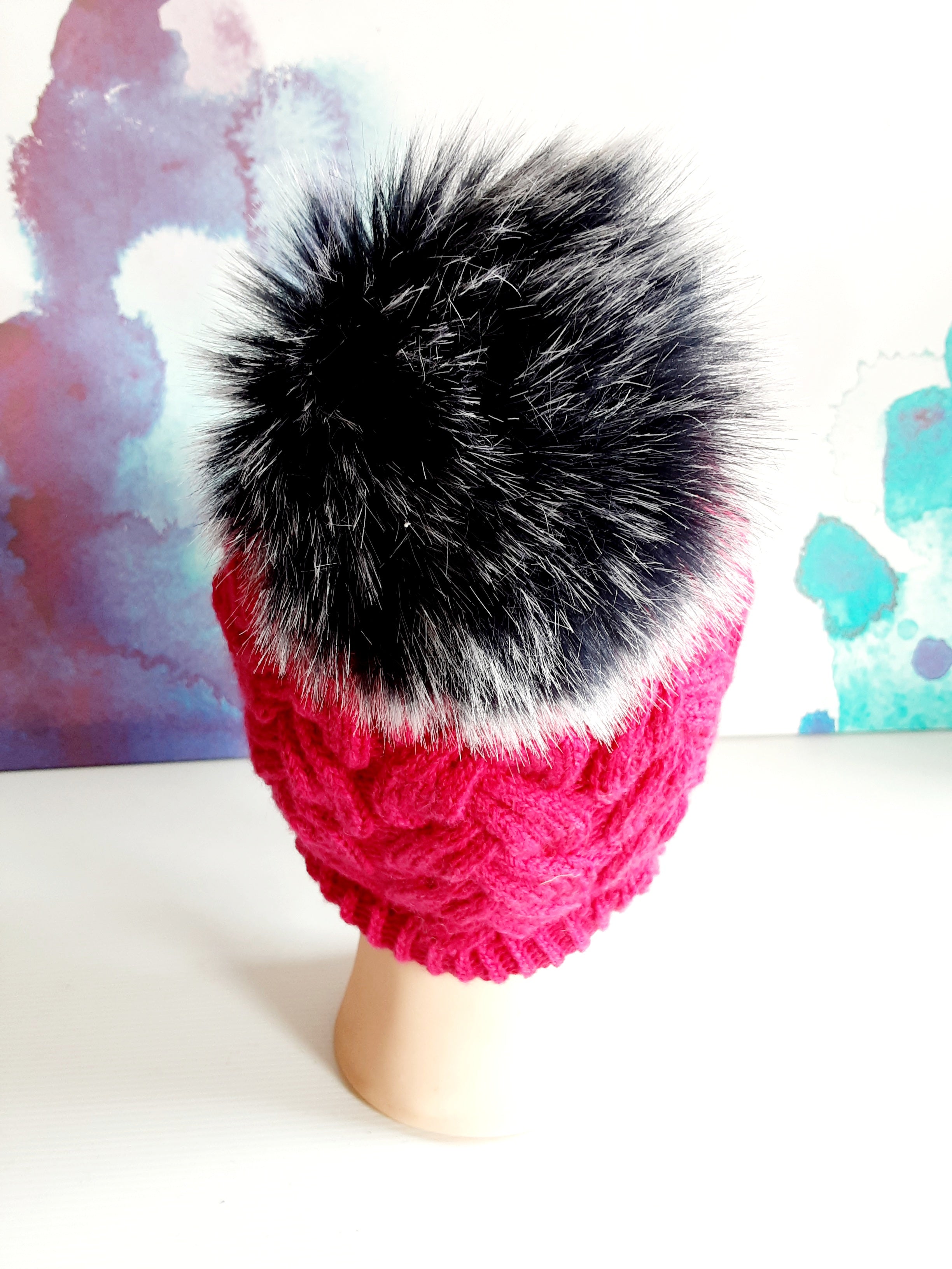 Handmade soft and warm winter beanie
