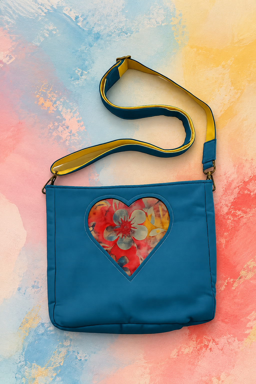 Valina Crossbody Bag with Heart Motif