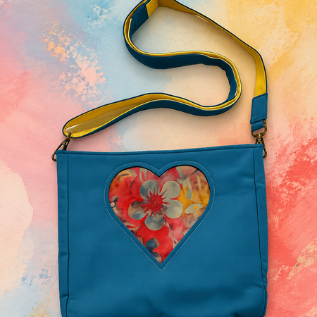 Valina Crossbody Bag with Heart Motif