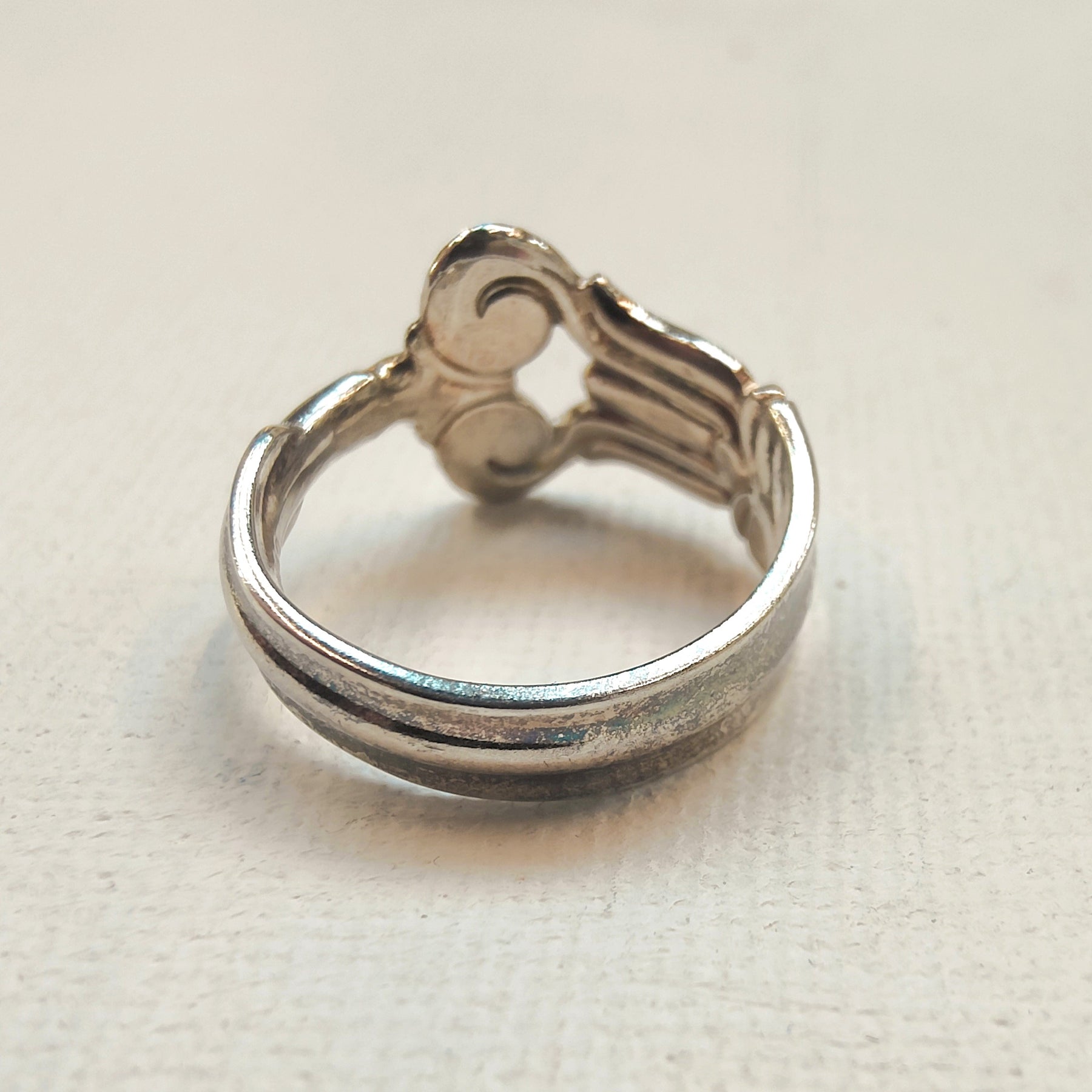 COHR Monica Pattern Sterling Silver Spoon Ring