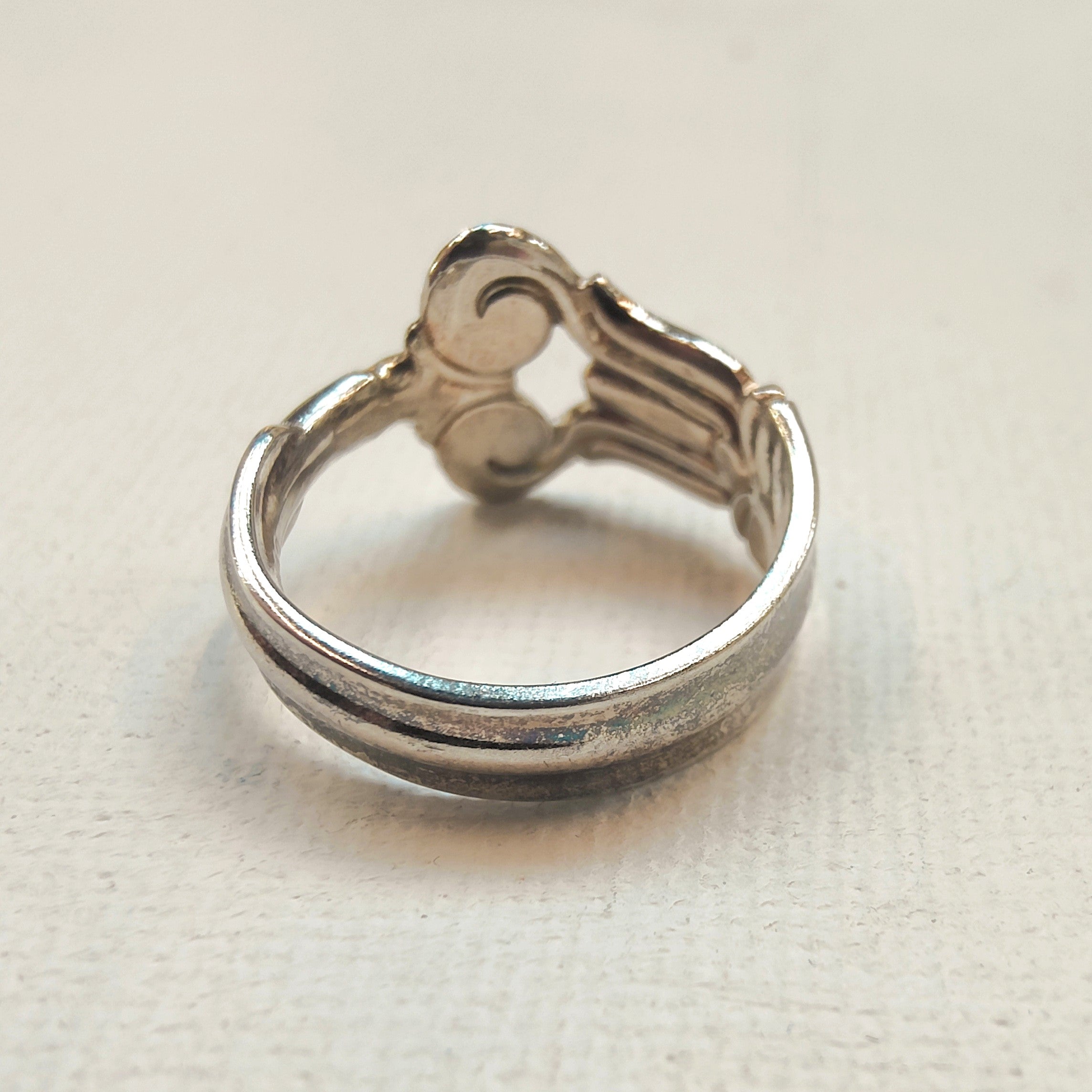 COHR Monica Pattern Sterling Silver Spoon Ring