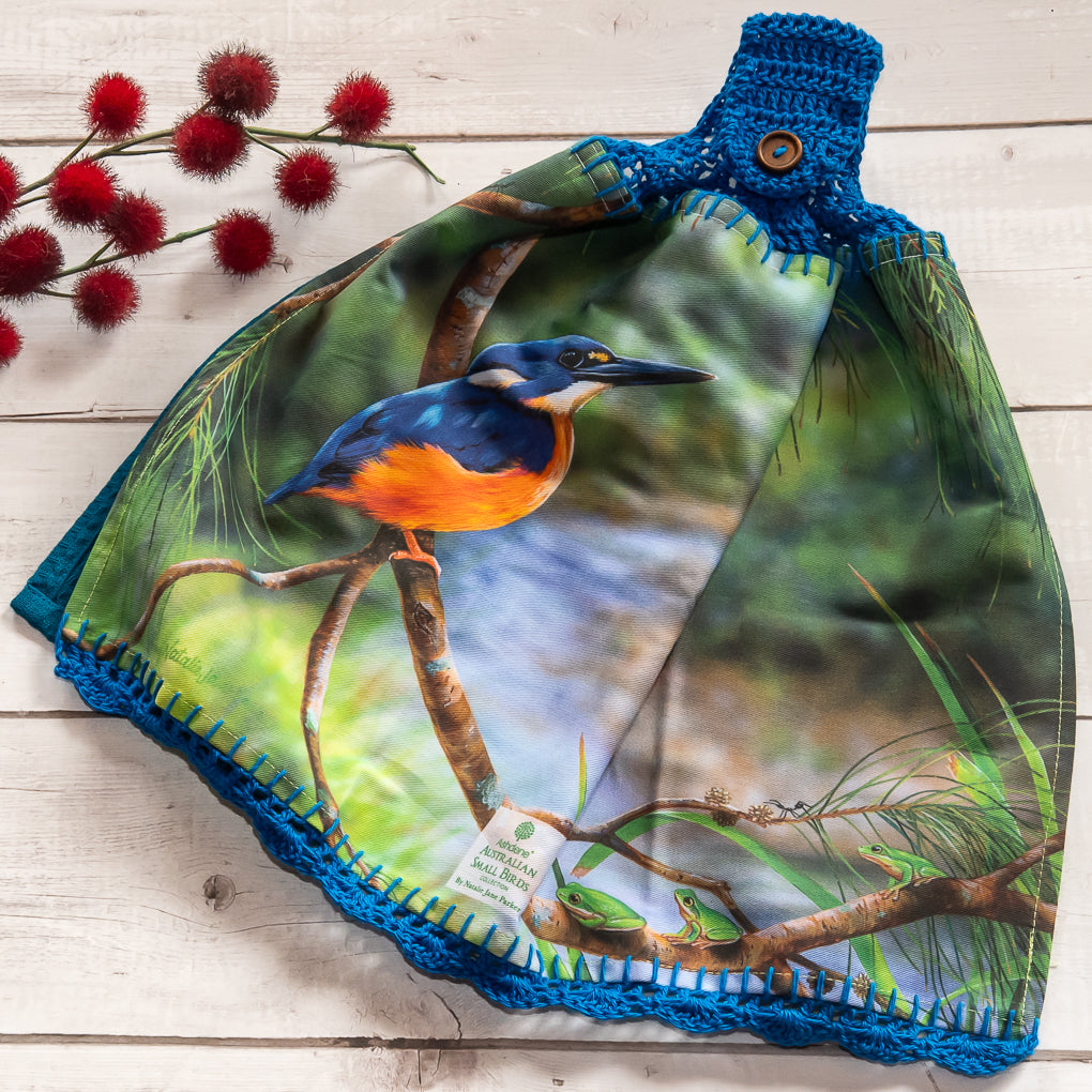 Australian Native Birds - Hanging Tea - Hand Towels - Double Sided