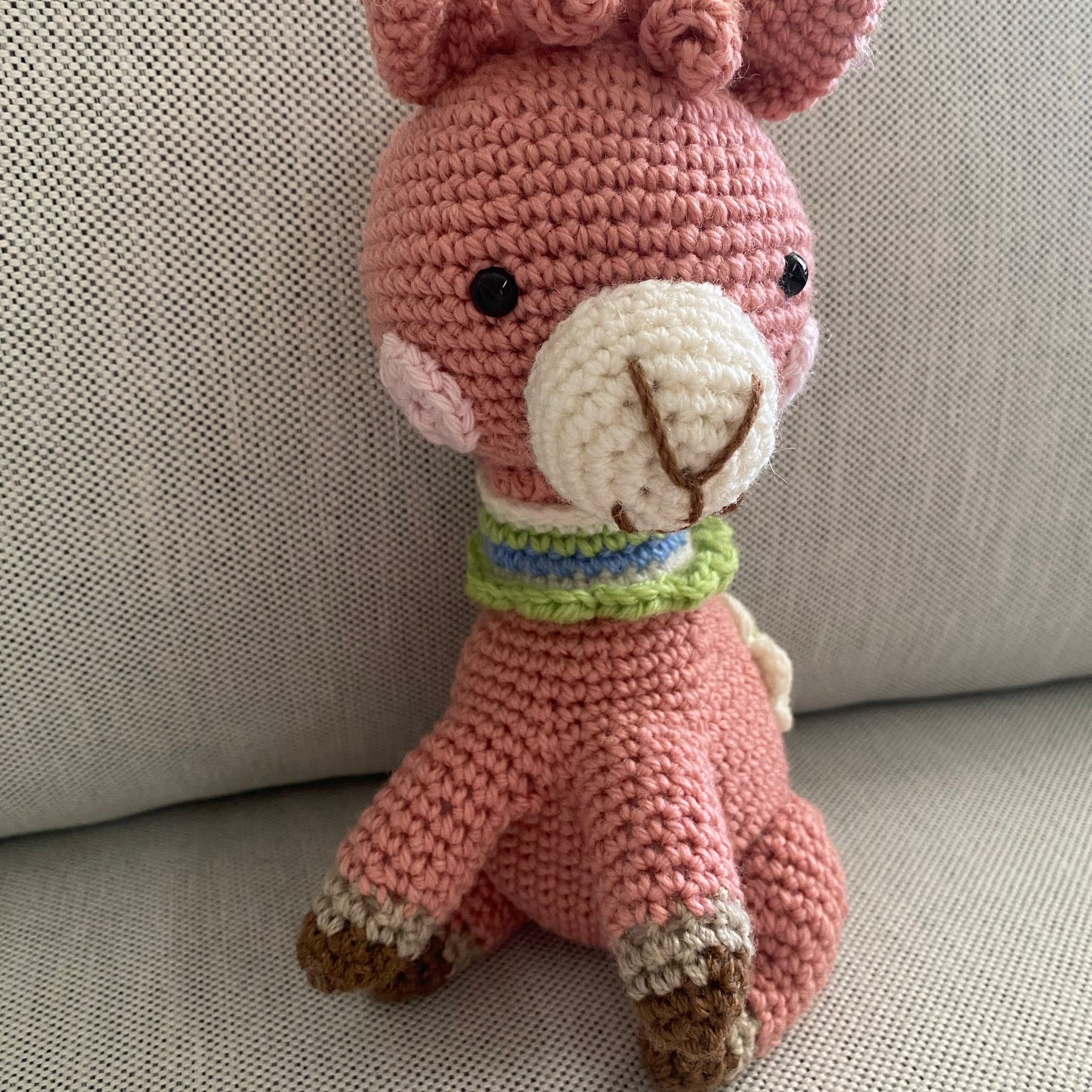 Llama - crocheted toy
