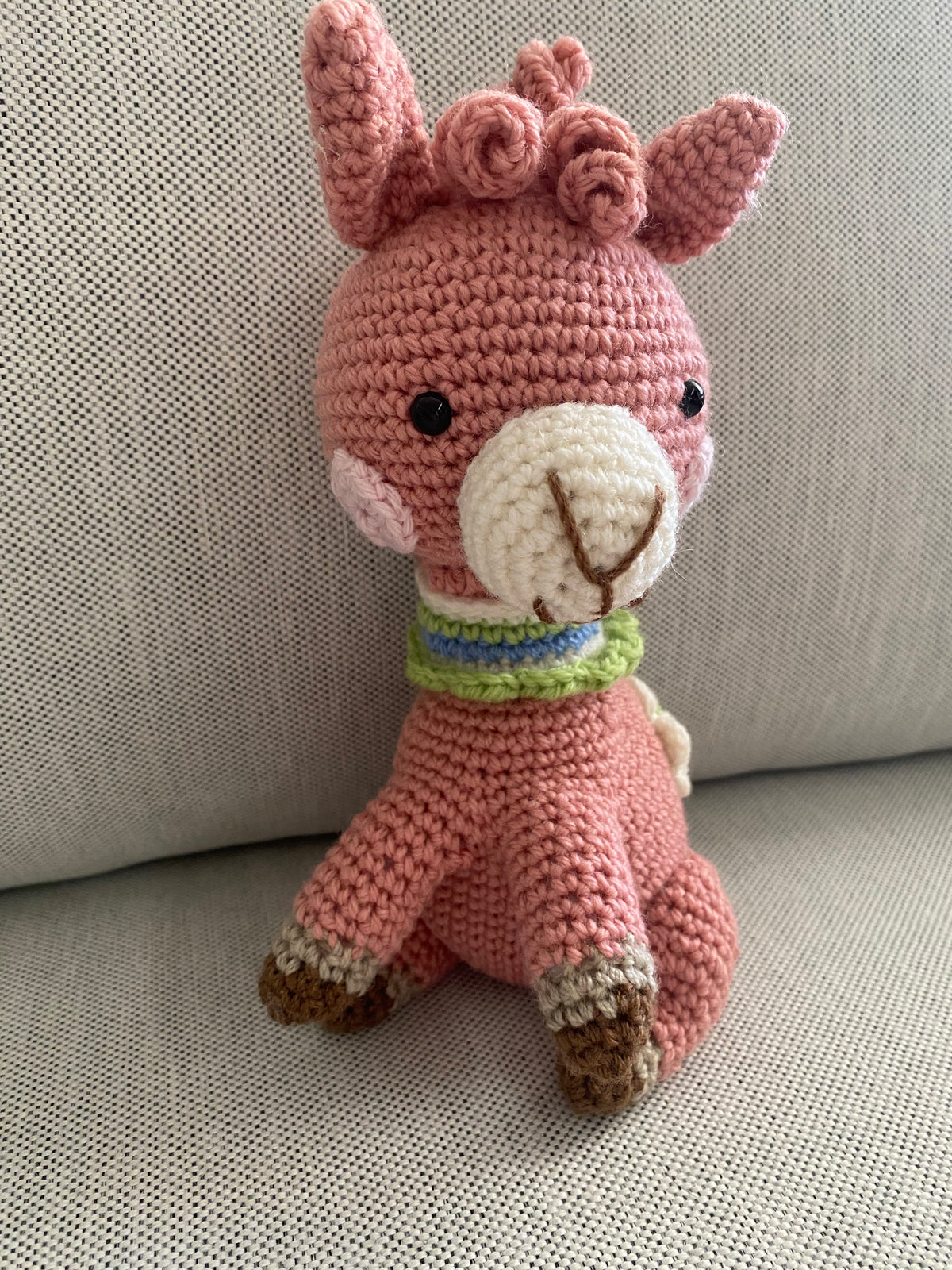Llama - crocheted toy